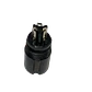 Conector GX12 Hembra Volante de 3 Pines Soldable GX12HV-3 - Miniatura 3