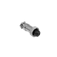 Conector GX12 Hembra Volante de 2 Pines Soldable GX12HV-2 - Miniatura 1