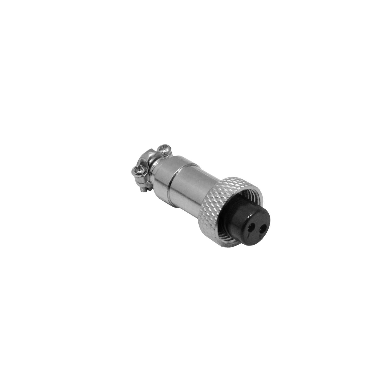 Conector GX12 Hembra Volante de 2 Pines Soldable GX12HV-2 1