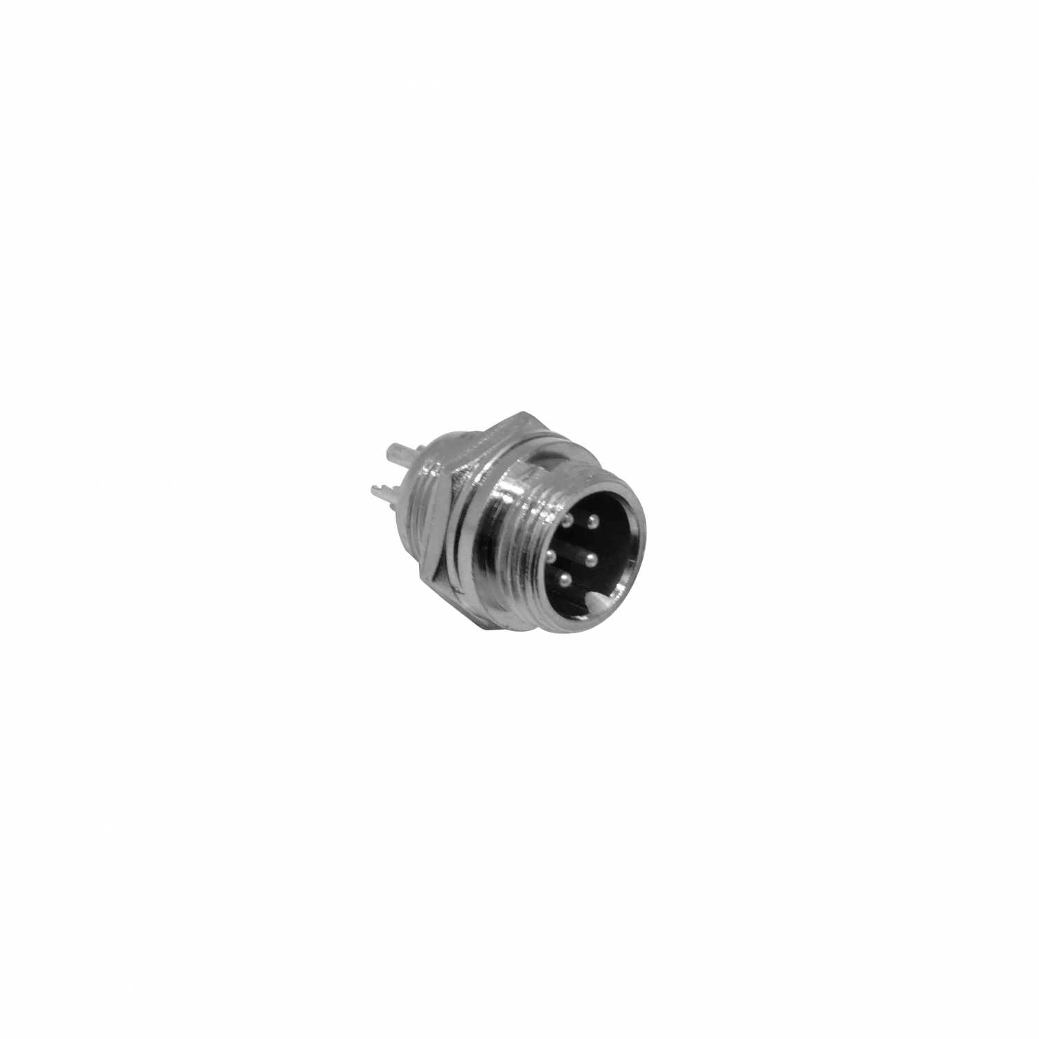 Conector GX12 Macho Chasis de 5 Pines Soldable GX12MC-5 3