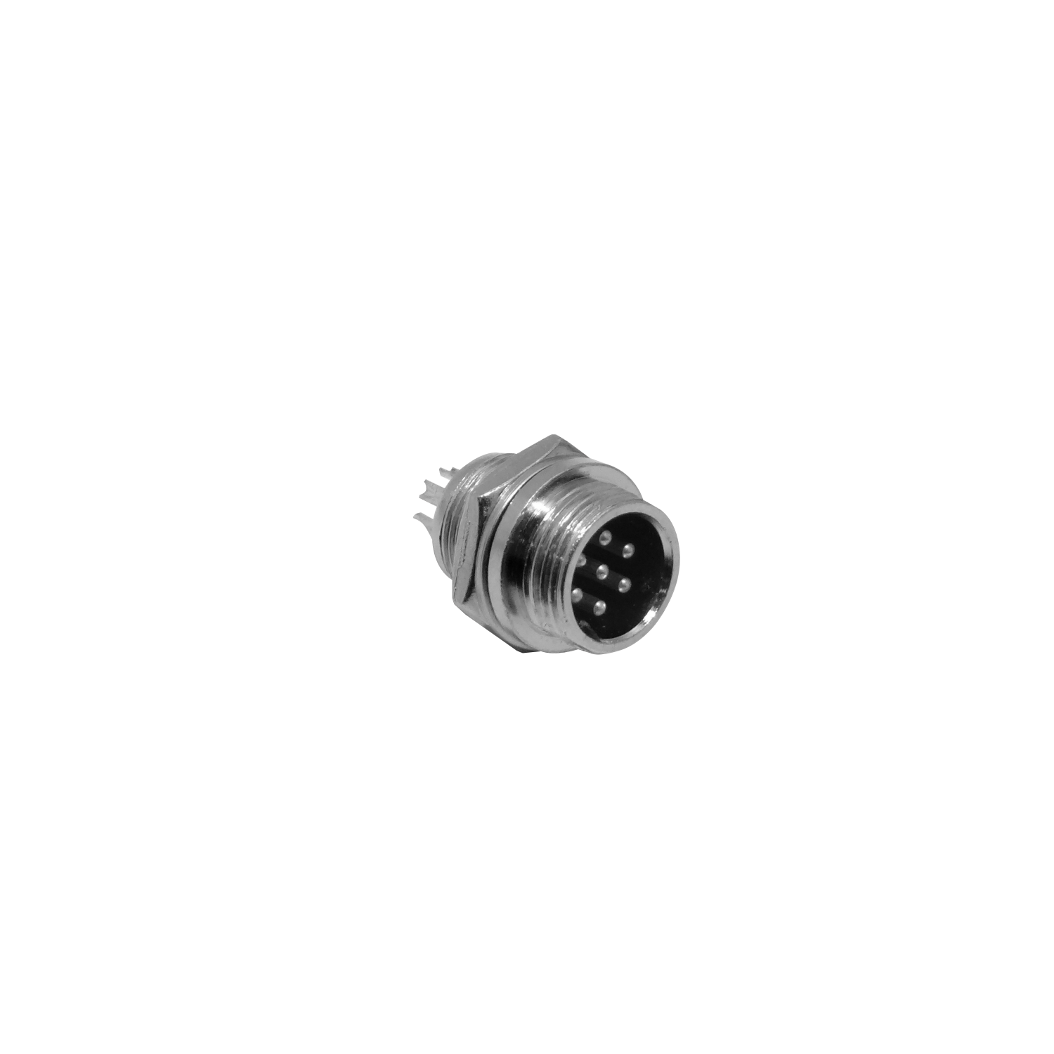 Conector GX12 Macho Chasis de 7 Pines Soldable GX12MC-7 2