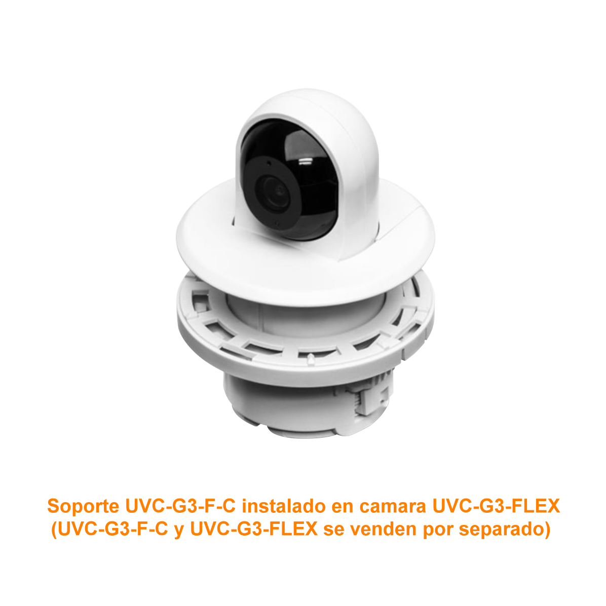 Soporte Falso Techo Ubiquiti UVC-G3-F-C - Para UVC-G3-FLEX, Montaje en Techo 5