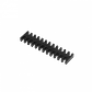Peine para 24 Cables de 3mm Ordenador de Manojo Acrilico Negro 14x60mm - Miniatura 2