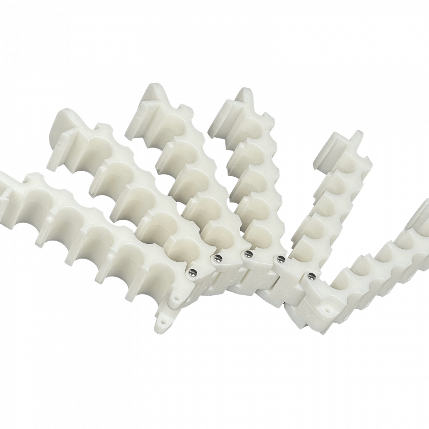 Peine para 5x5 25 Cables UTP/FTP max-9mm Ordenador Manojo Blanco 8x8cm 2