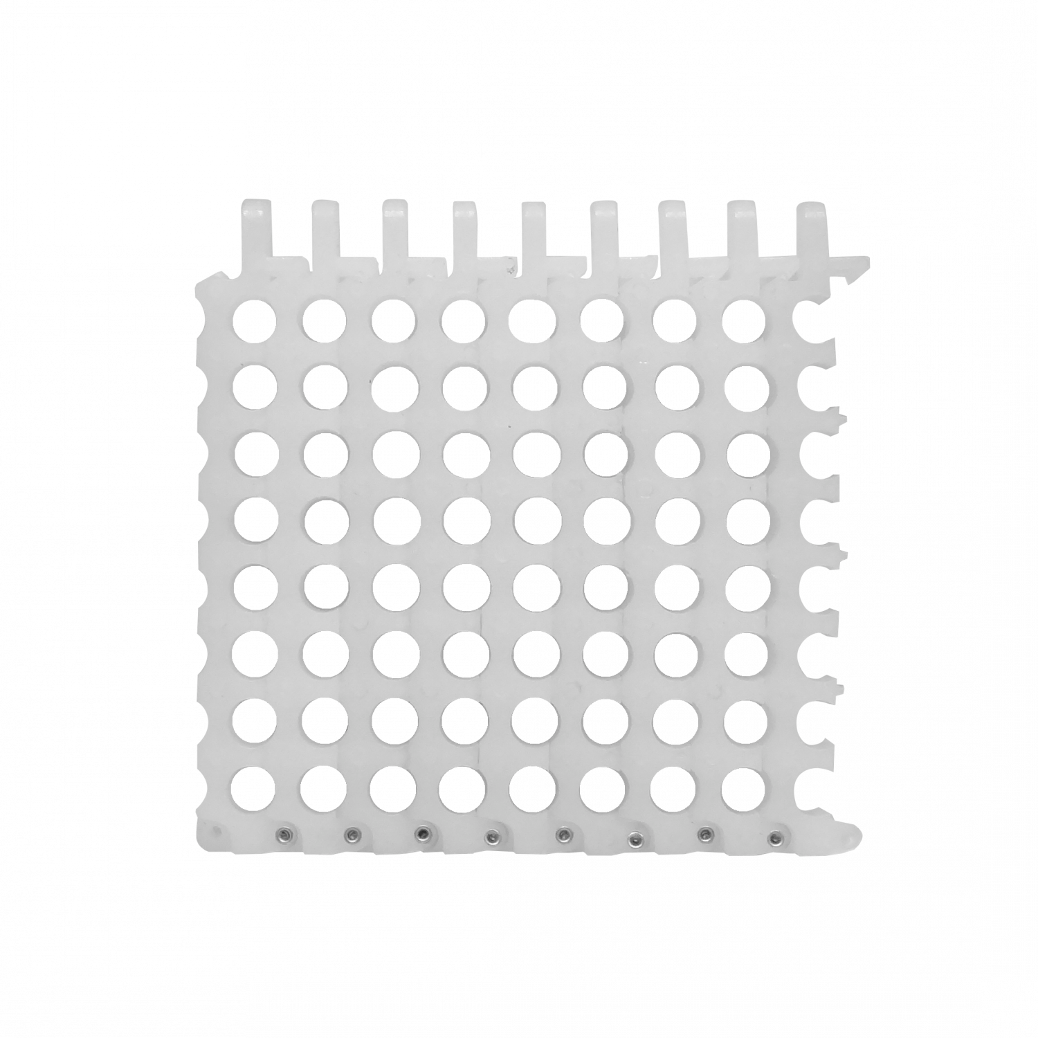 COMB-64. Peine para 8x8 64 Cables UTP/FTP de max-8,5mm Ordenador Manojo Blanco 1