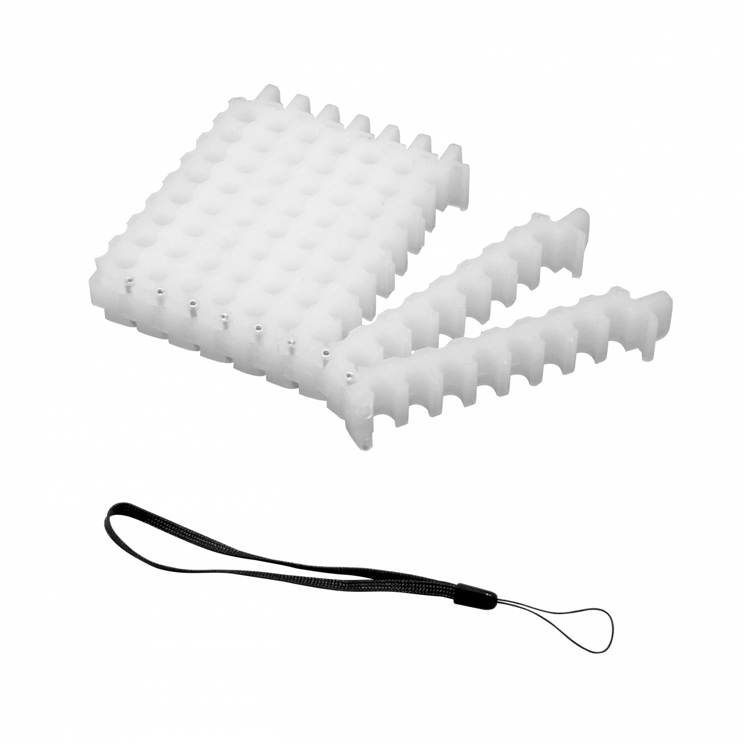 COMB-64. Peine para 8x8 64 Cables UTP/FTP de max-8,5mm Ordenador Manojo Blanco 2