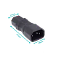 Hembra-C15 Macho-C14 Recto Adaptador Electrico 10A 250V WA-0162 - Miniatura 2