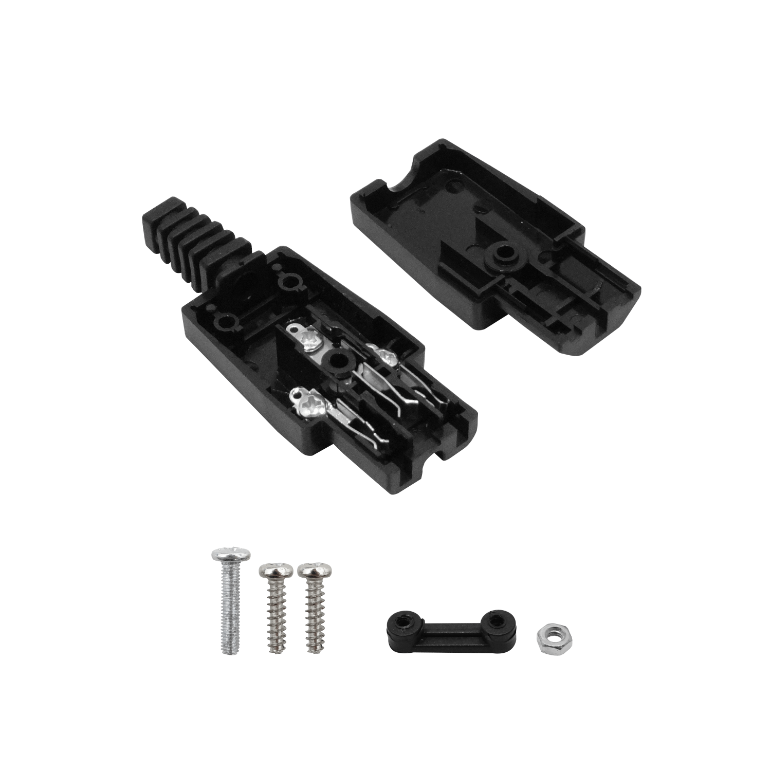 Enchufe Hembra C15 Volante Computacion 10A Negro 1