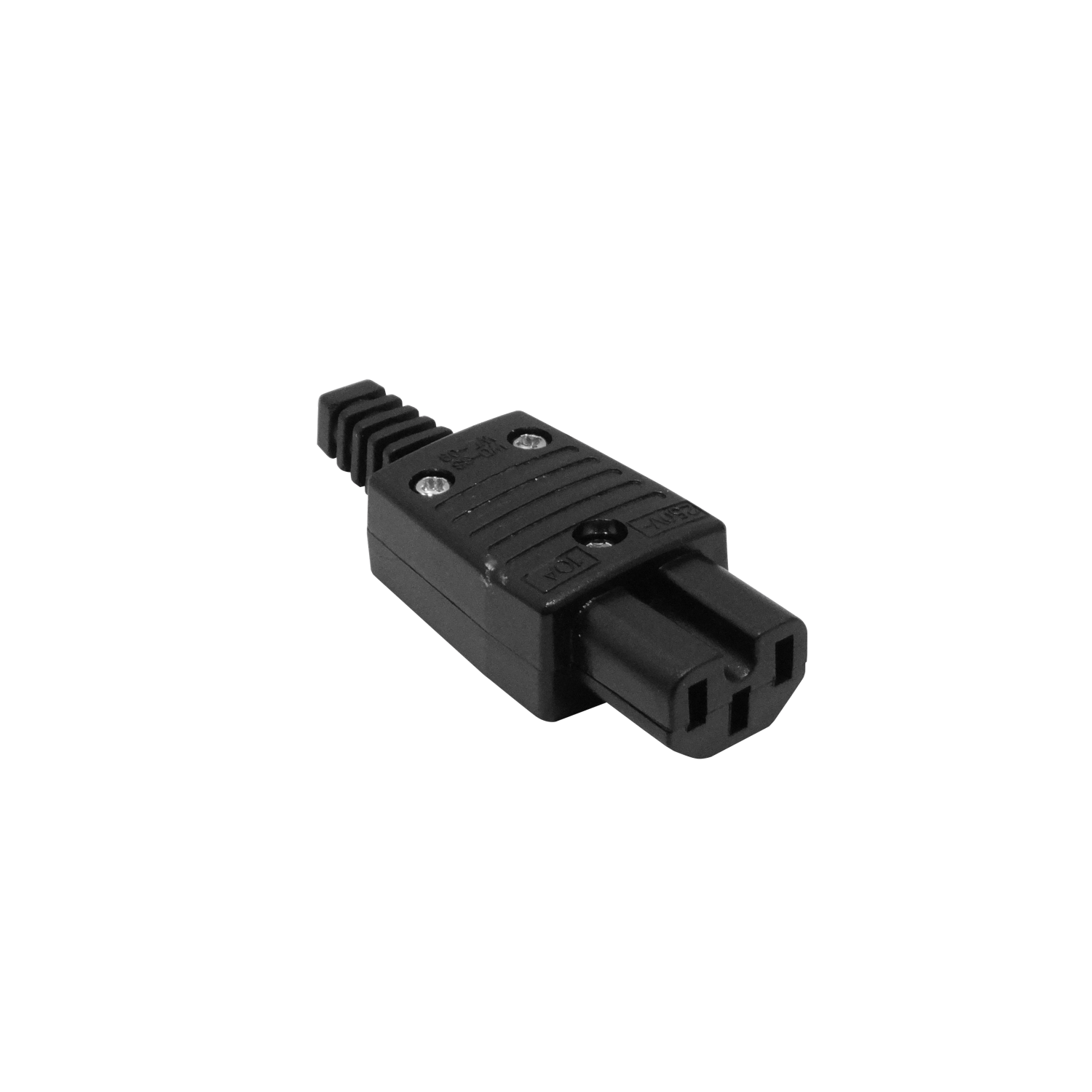 Enchufe Hembra C15 Volante Computacion 10A Negro 2
