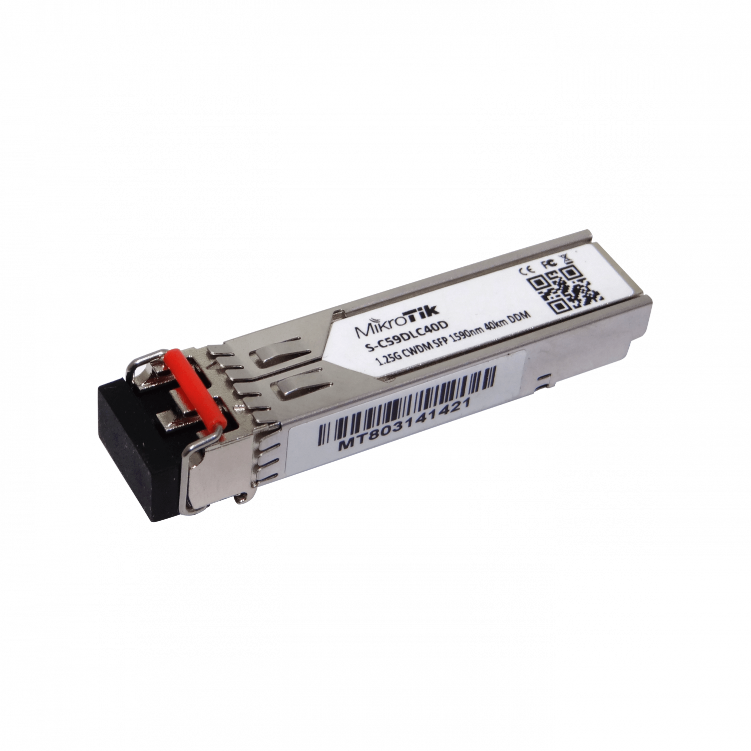 Módulo SFP MikroTik 1590nm 1.25G SM 40km 2-LC DDM CWDM-MUX8A 1