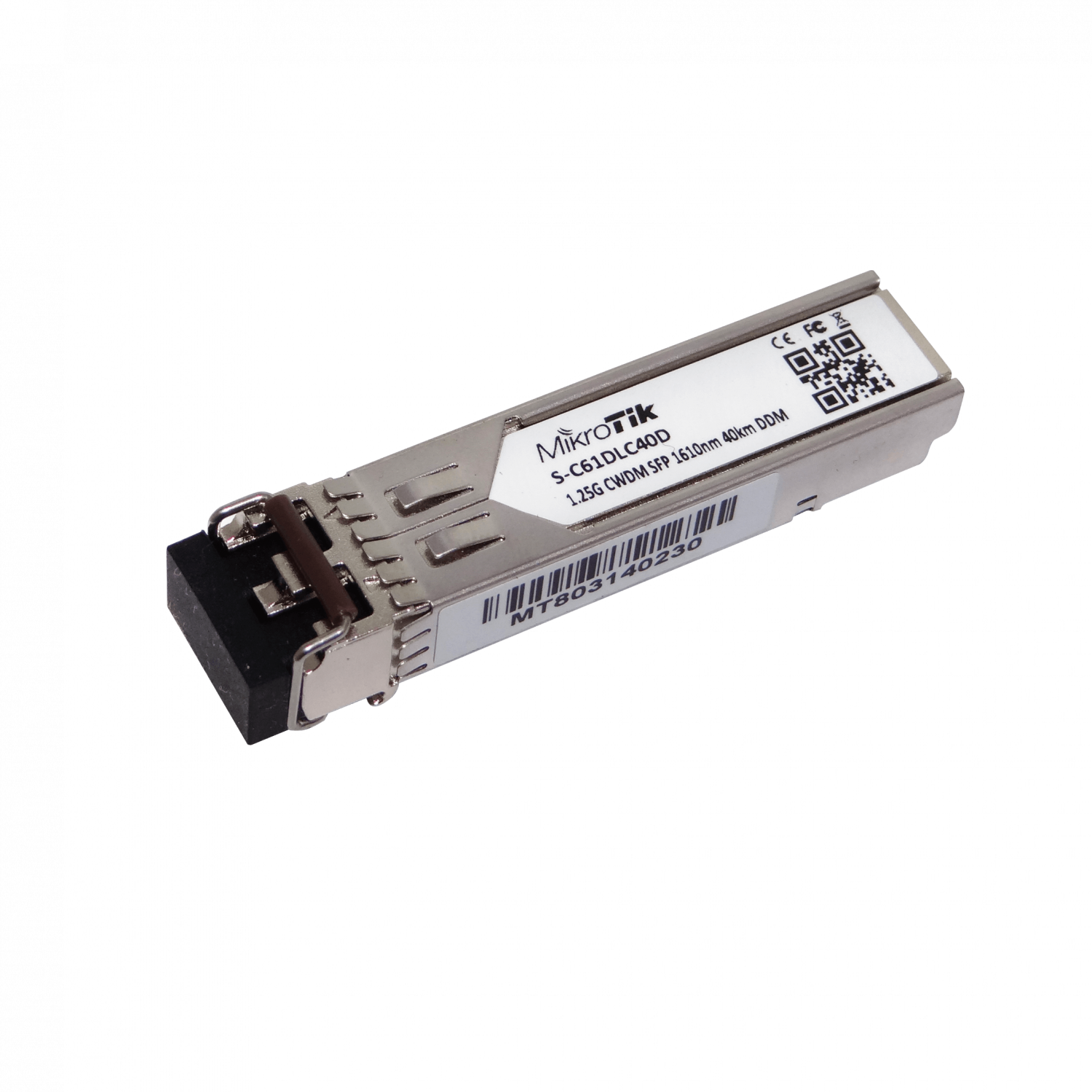 Módulo SFP MikroTik 1610nm 1.25G SM 40km 2-LC DDM CWDM-MUX8A 1