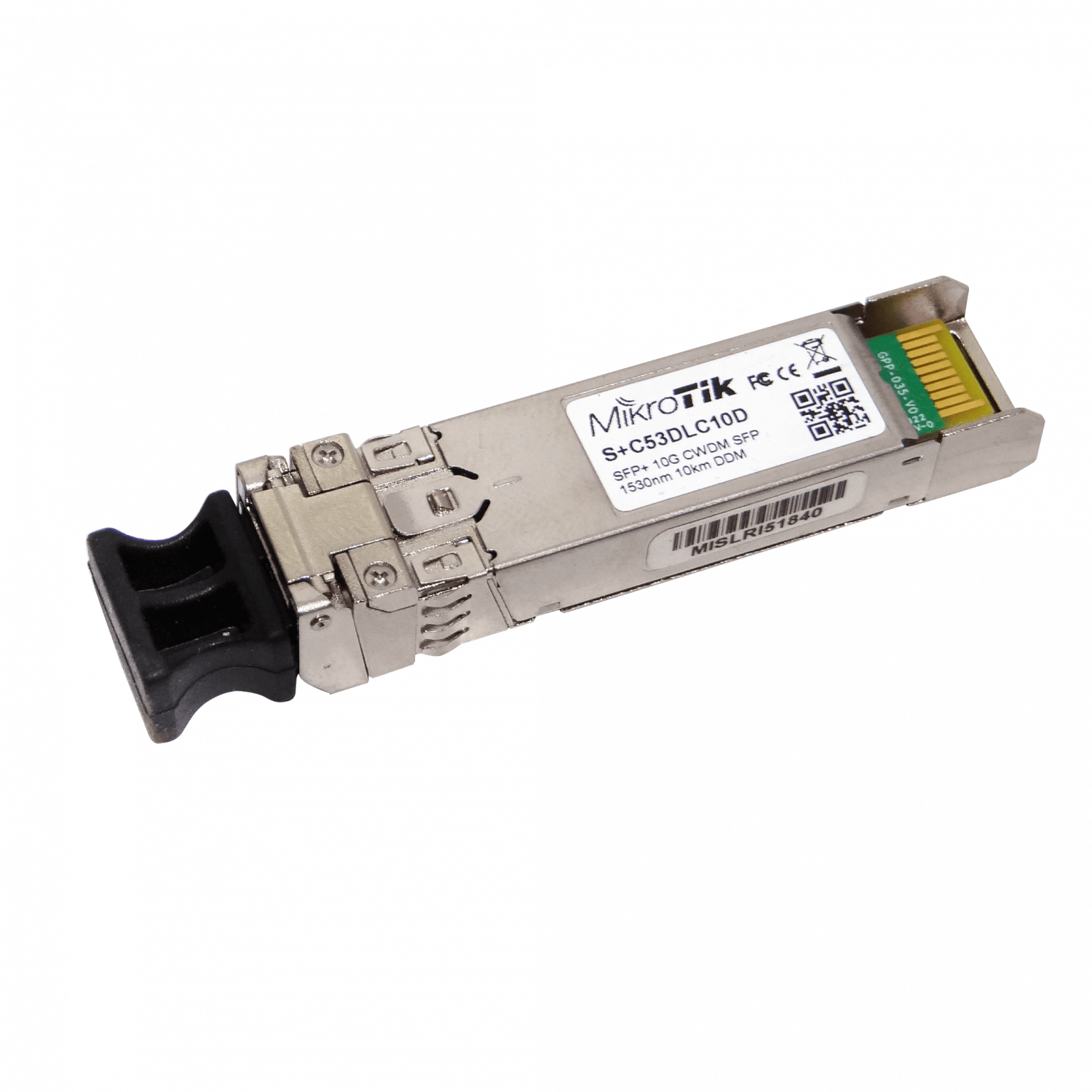 Módulo SFP+ MikroTik 1530nm 10G SM 10km 2-LC DDM CWDM-MUX8A 1