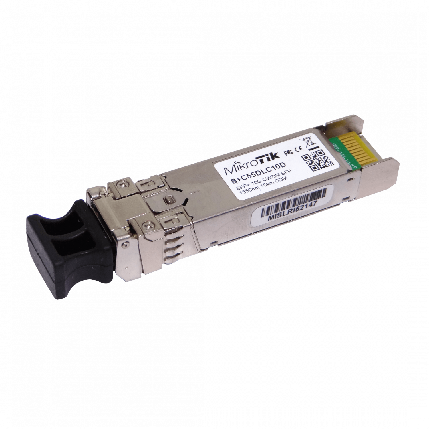 Módulo SFP+ MikroTik 1550nm 10G SM 10km 2-LC DDM CWDM-MUX8A 1