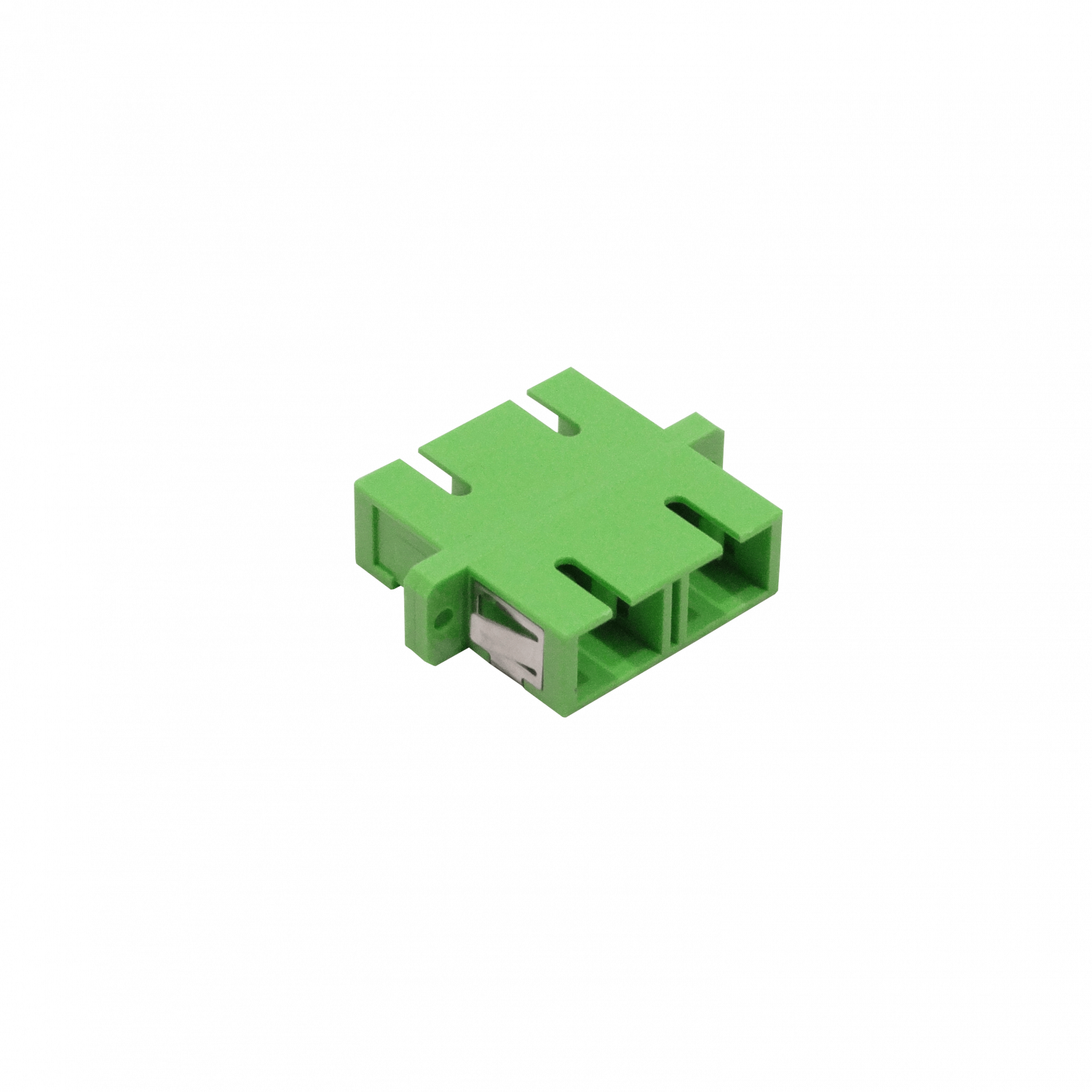 SC-SC Verde/APC SM DX-Duplex Copla Fibra Adaptador p/Cabecera-CL/Caja 1
