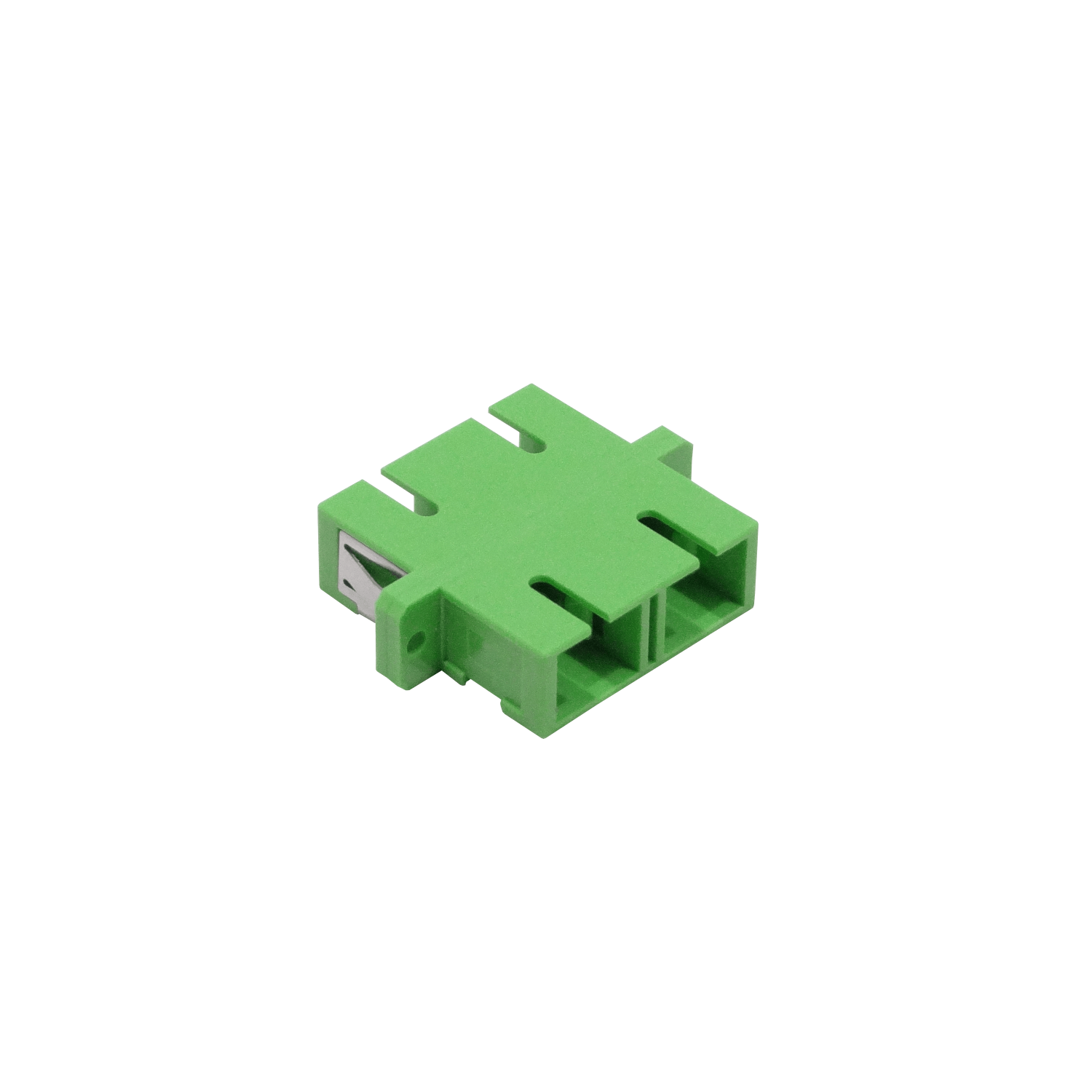 SC-SC Verde/APC SM DX-Duplex Copla Fibra Adaptador p/Cabecera-CL/Caja 3