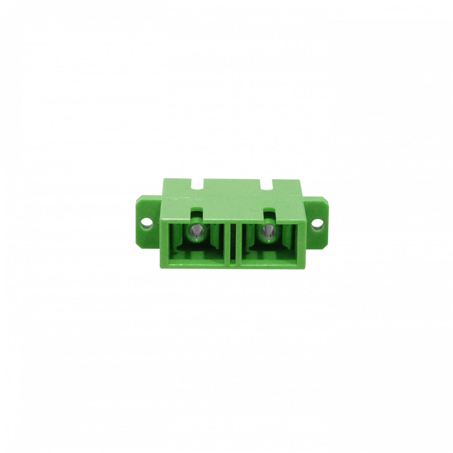 SC-SC Verde/APC SM DX-Duplex Copla Fibra Adaptador p/Cabecera-CL/Caja 4