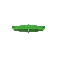 E2000-E2000 Verde/APC SM SX-Simplex Copla Fibra Adaptador Cabecera-CL - Miniatura 1