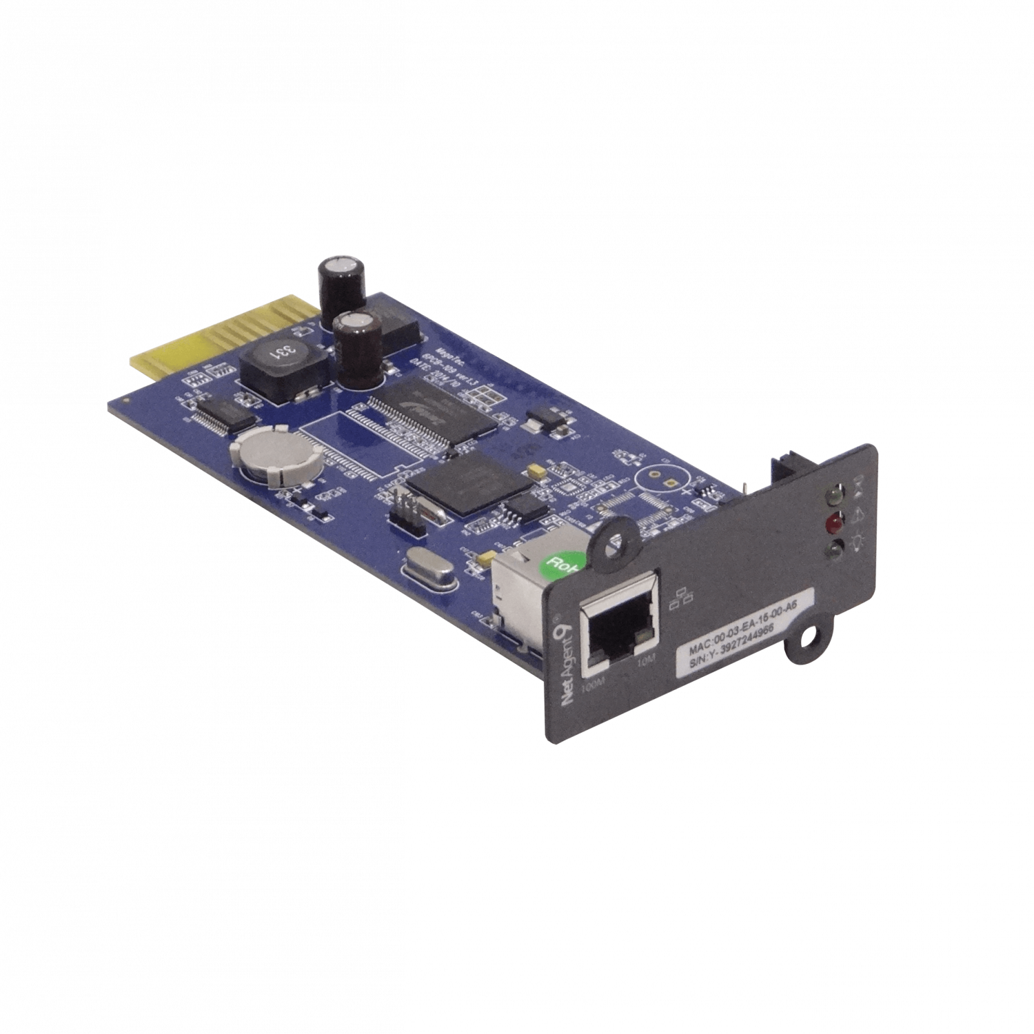Tarjeta Monitoreo Remoto SNMP UPS Trifásica LAN IP 1-100 NetAgent9 2