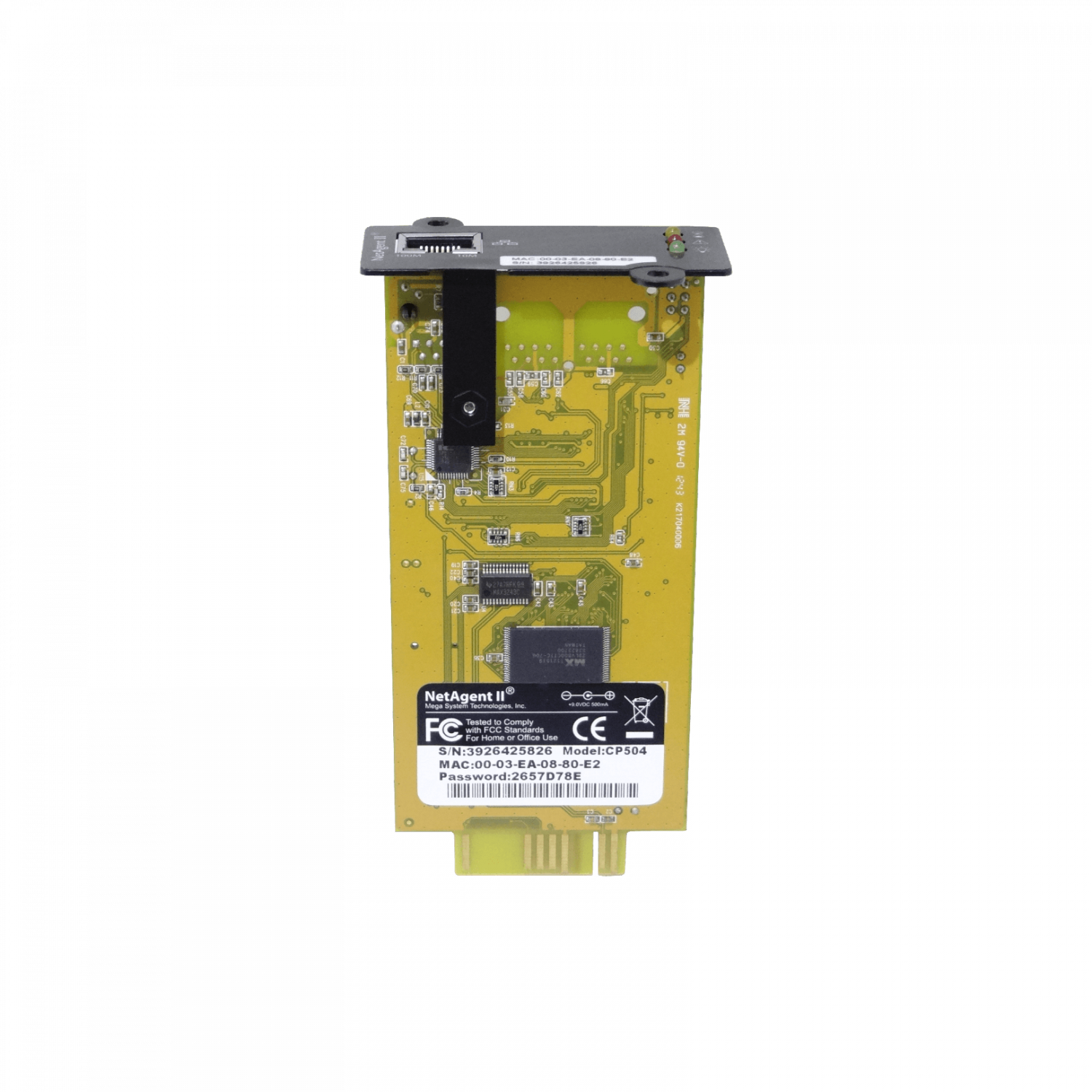 Tarjeta Monitoreo Remoto SNMP UPS Trifásica LAN IP 1-100 NetAgent9 6