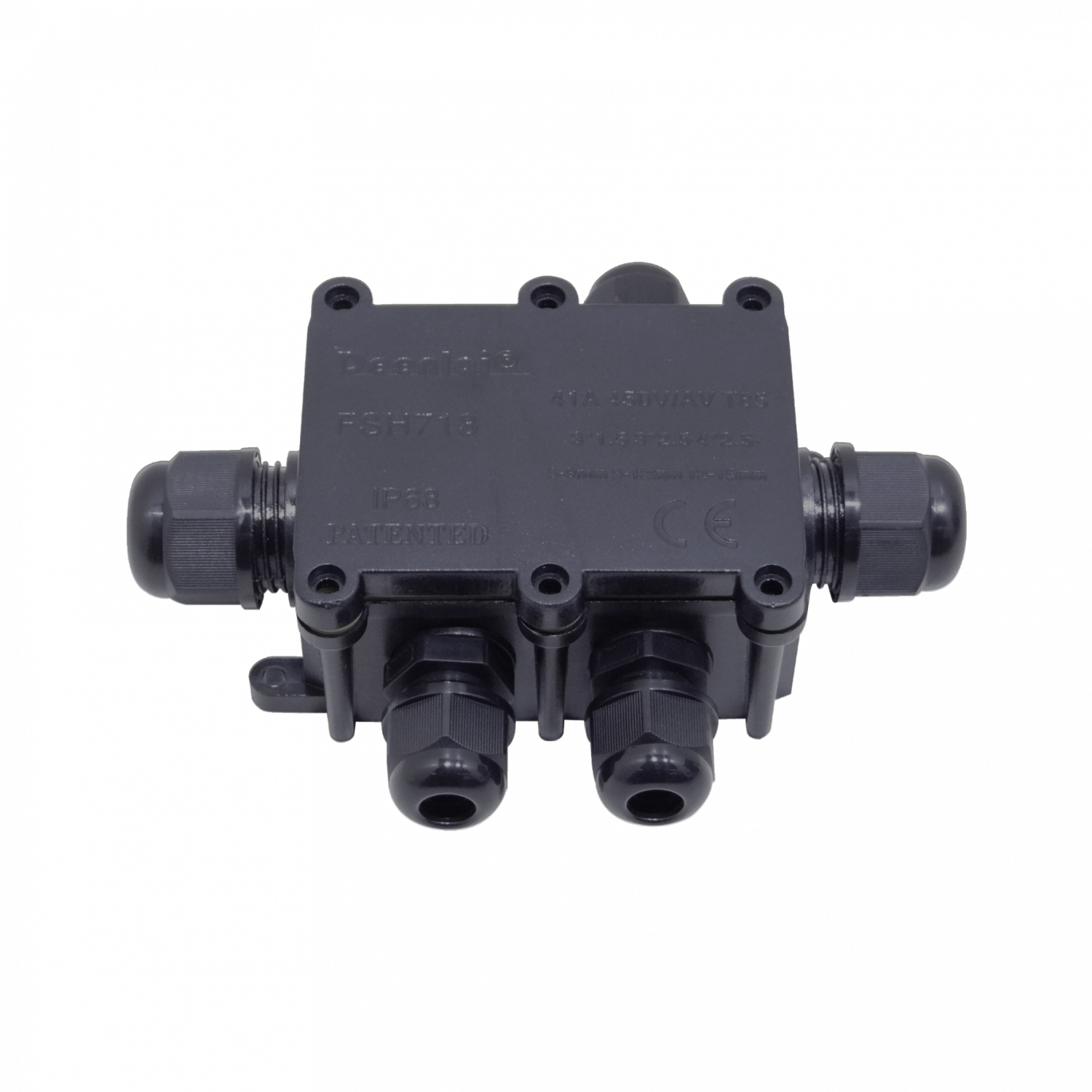 DEENLAI 1a4 3xPG9 2xPG18.5 IP68 Exterior Regleta x4 FSH713 2