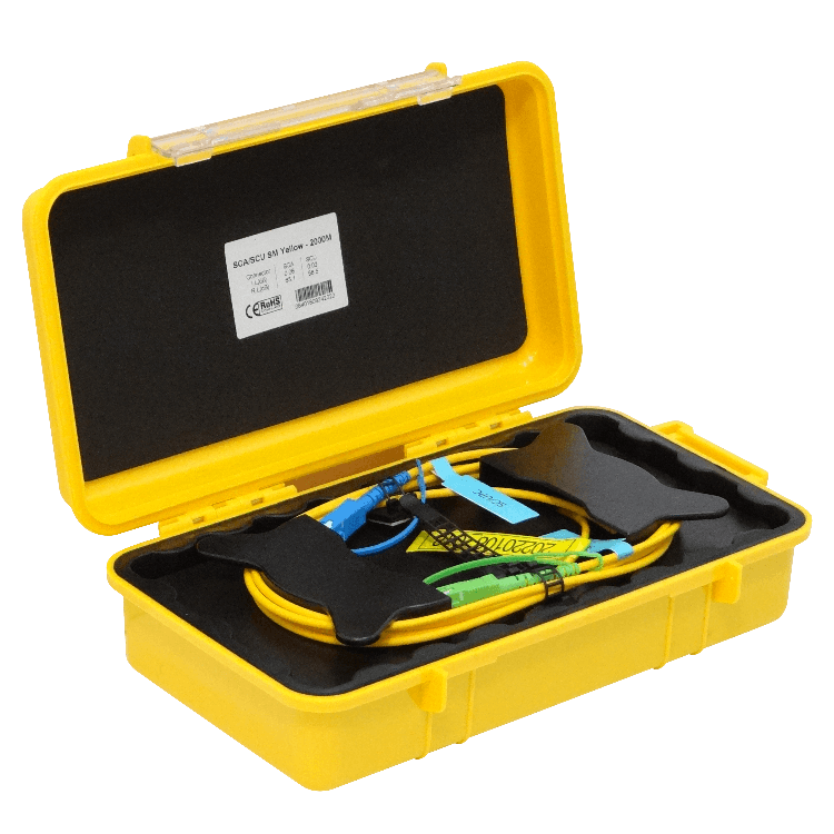 Bobina de Lanzamiento Monomodo 2 km SC/APC a SC/UPC G652 - BOB-2AC 6