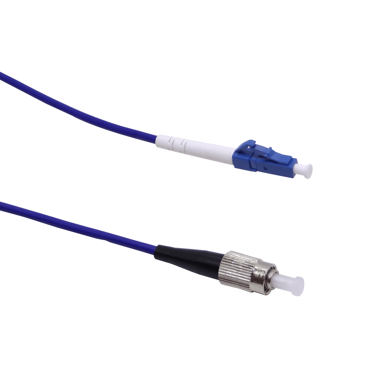 LSZH Blindado 2mt LC-FC SM Simplex Jumper Cable Fibra 3.0mm 9/125um 2