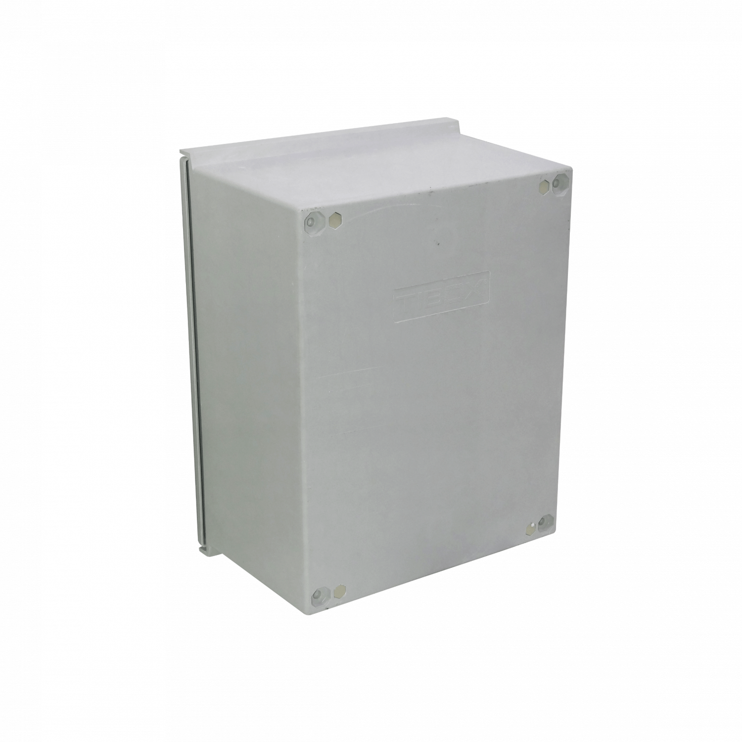 Tablero poliester Tibox TIP-54 500x400x200mm estanco gris IP65 con placa 2