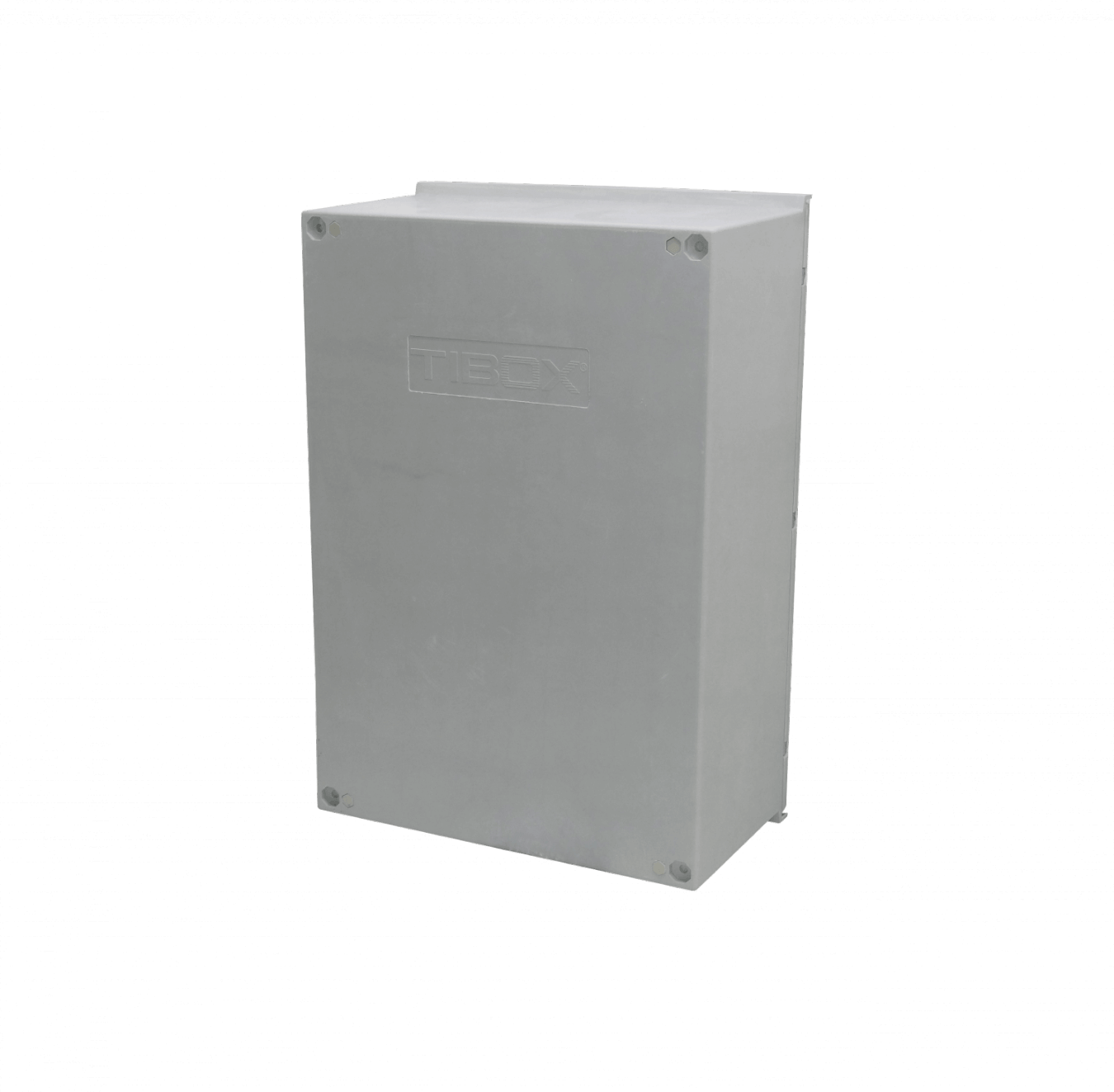 Tablero poliester Tibox TIP-64 600x400x230mm estanco gris IP65 con placa< 1