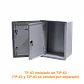 Contrapuerta Tibox TP-43 365x245mm metalica para gabinete 400x300 - Miniatura 1