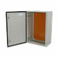 Caja metalica Tibox ST4-625 600x400x250mm 2 chapas IP66 beige con placa - Miniatura 7