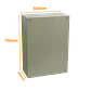 Caja metalica Tibox ST5-725 700x500x250mm 2 chapas IP66 beige con placa - Miniatura 3