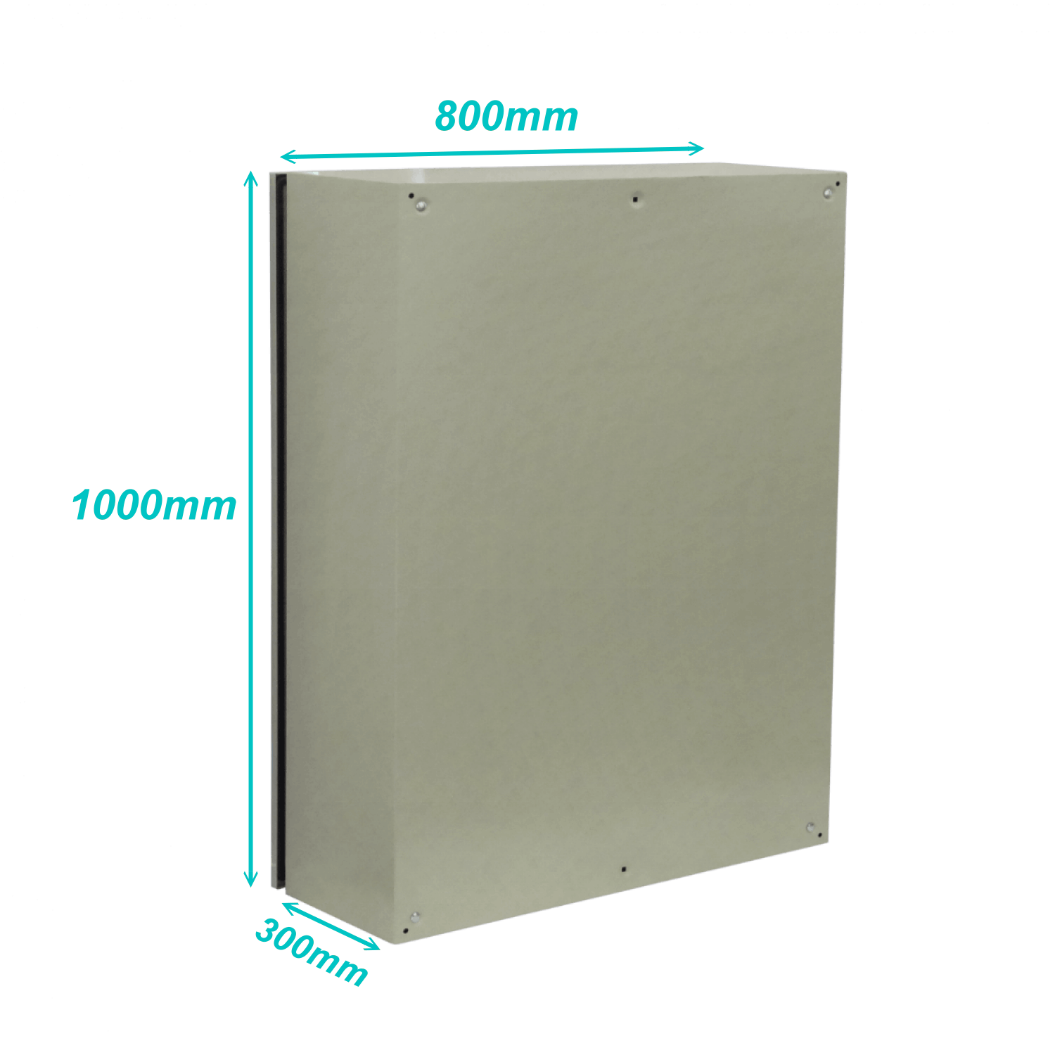 Caja metalica Tibox ST8-1030 1000x800x300mm 3 chapas IP65 beige 3