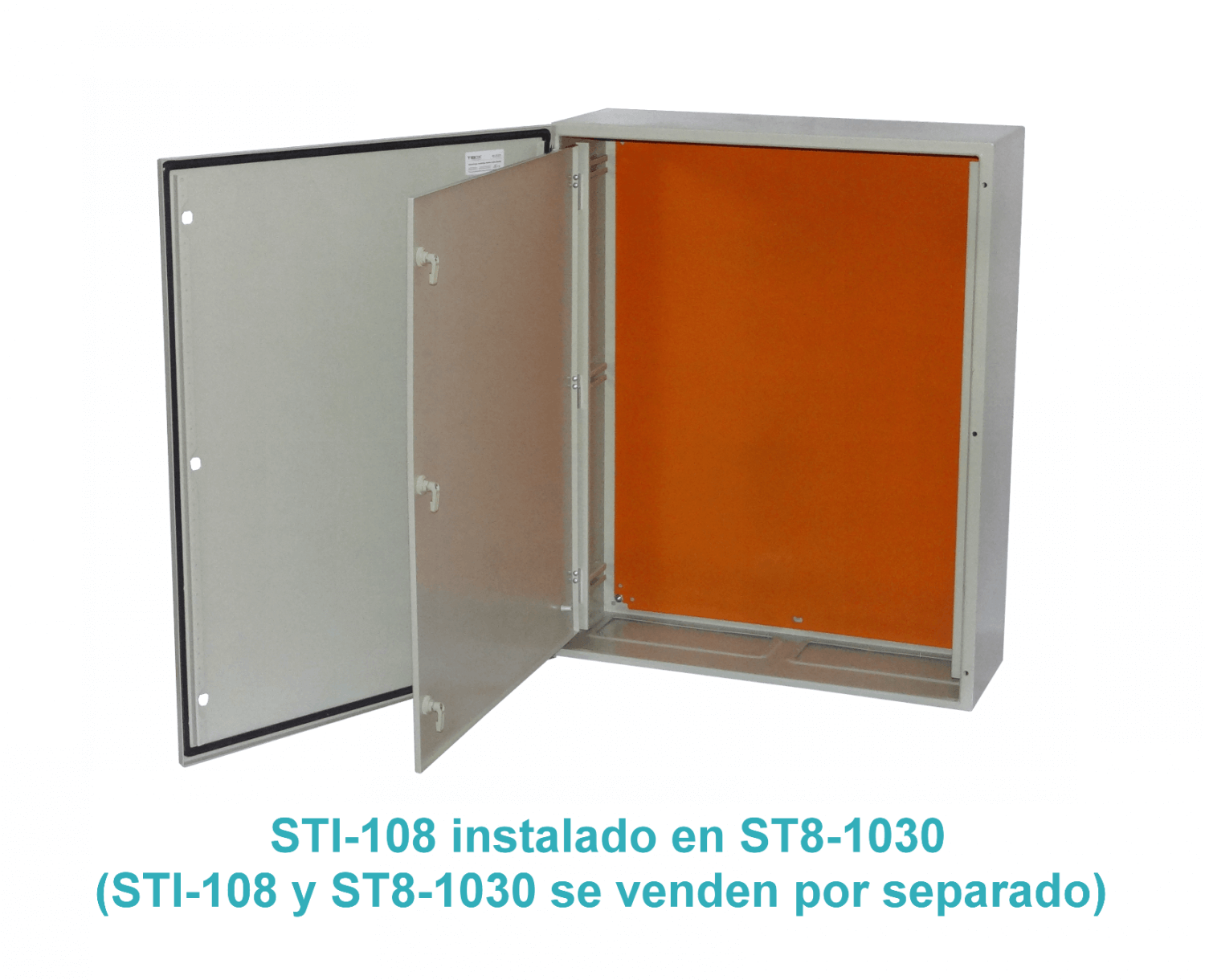 Contratapa Tibox STI-108 1000x800mm para tablero ST8-1030 tapa interior abatible 1