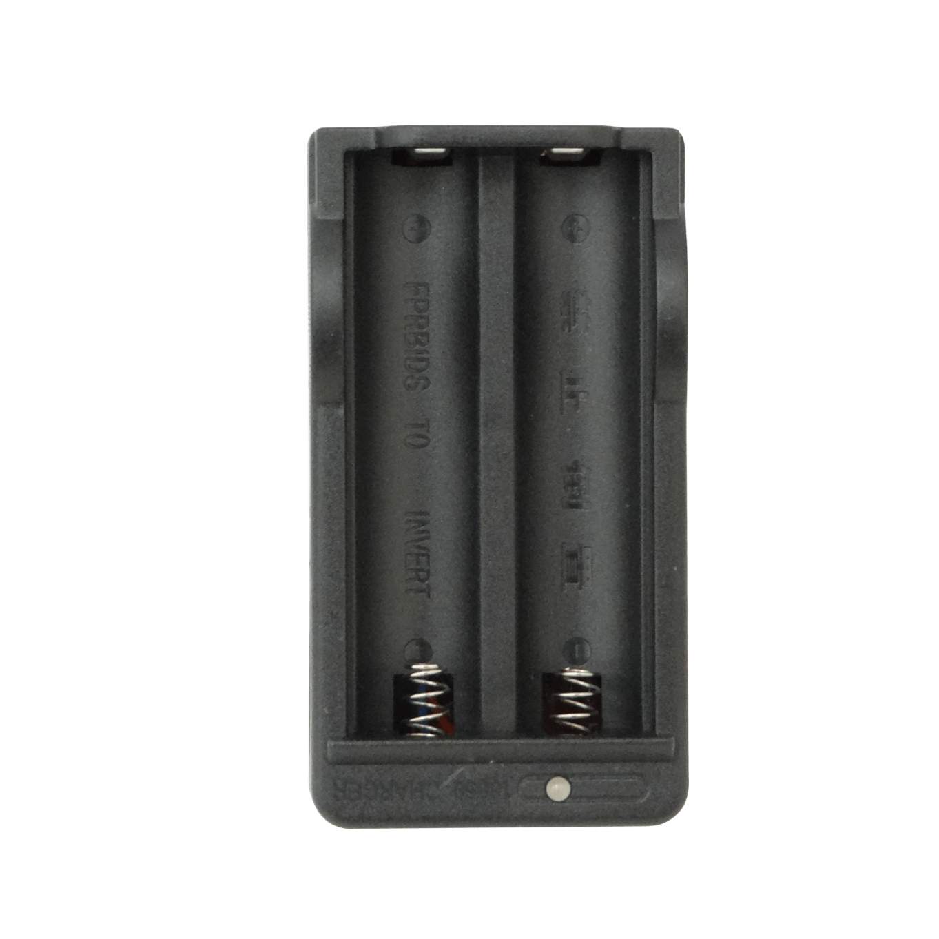 Cargador Solo-Litio 2-Pilas 4,2V 2000mA 100-240VAC USB-AH Li-ion 18650 4