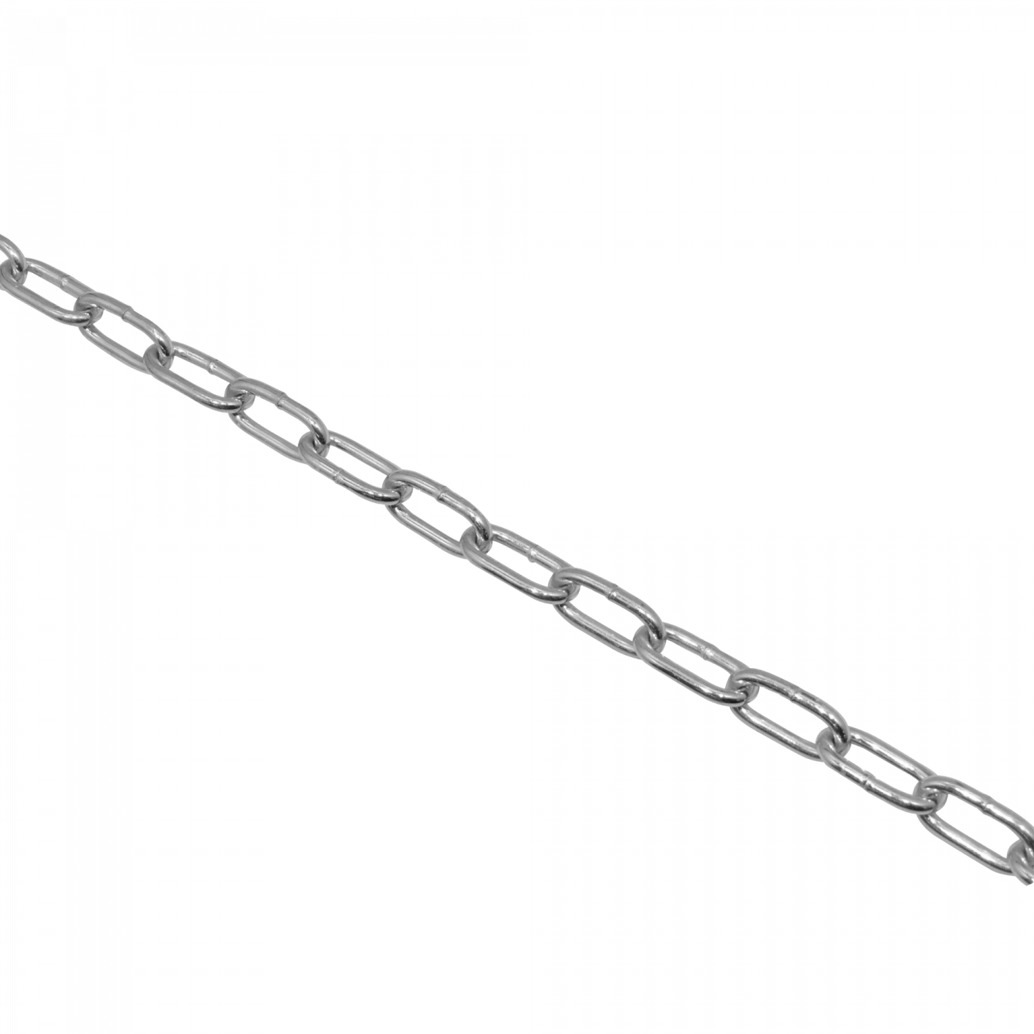 Cadena 3mm por metro Eslabon-26x12mm Cromada 1