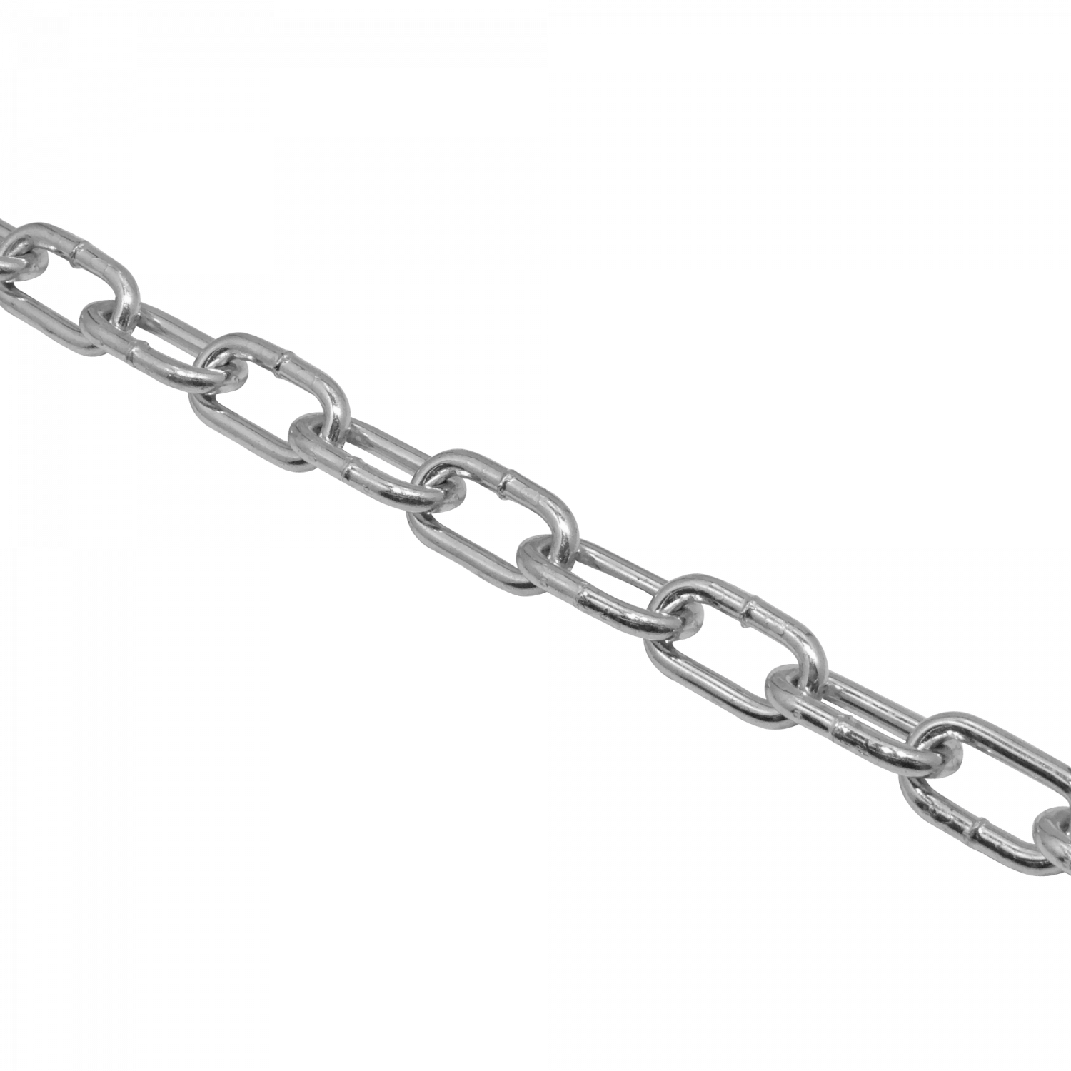 Cadena 6mm por metro Eslabon-42x22mm Cromada 1