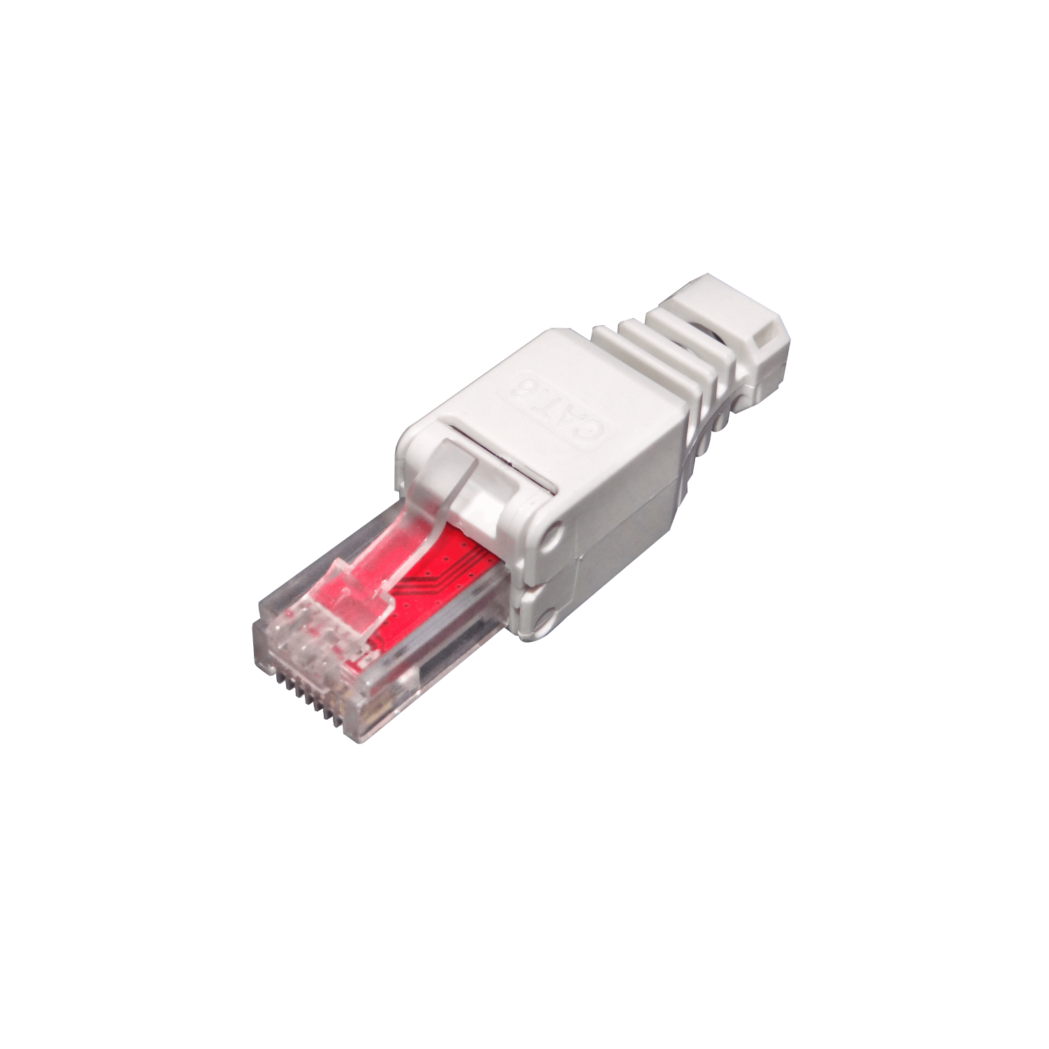 Conector RJ45 Macho UTP Auto-Punchable Cat6 Unifilar/Multifilar Blanco 2
