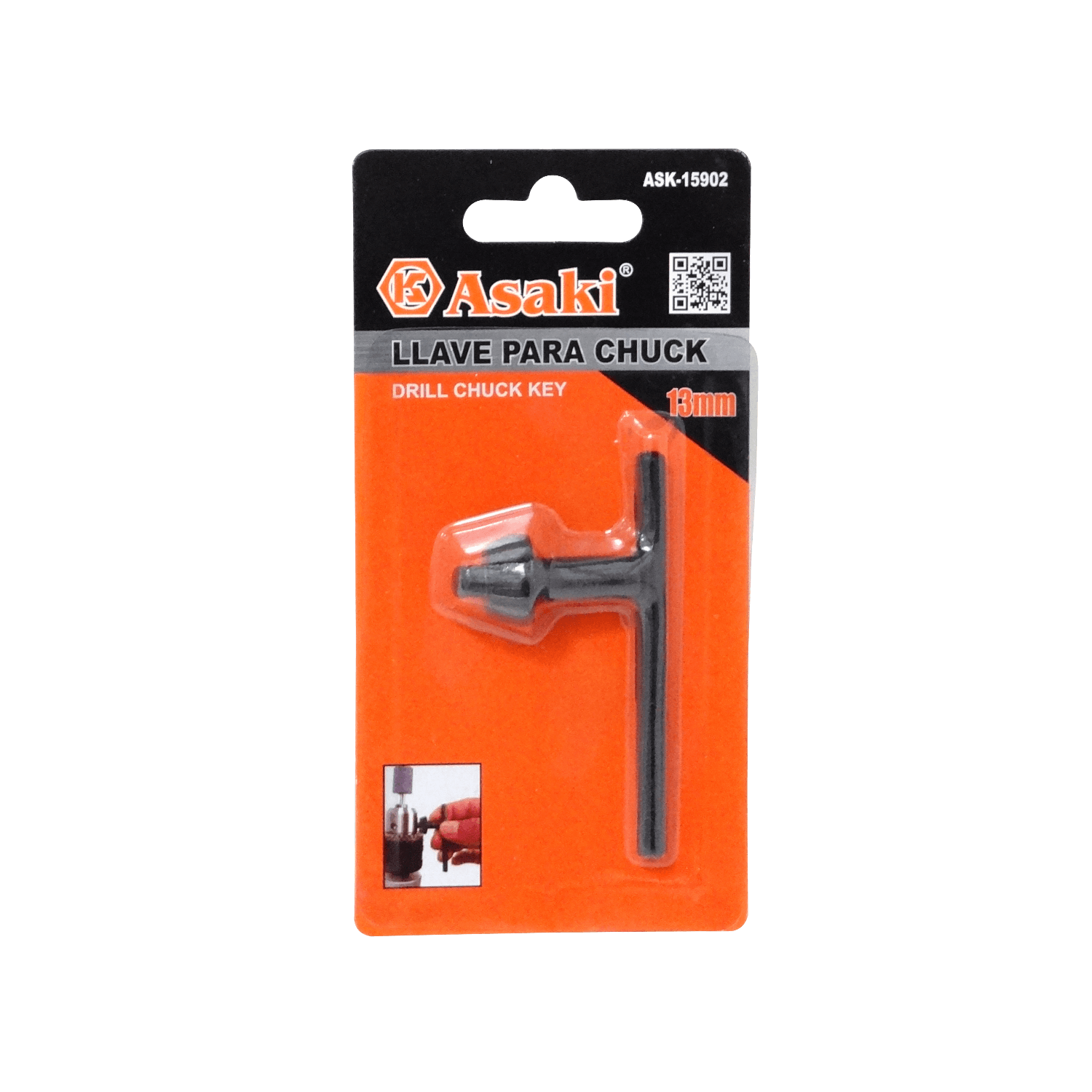 Llave Chuck 13mm para Cambio de Broca de Taladro 2