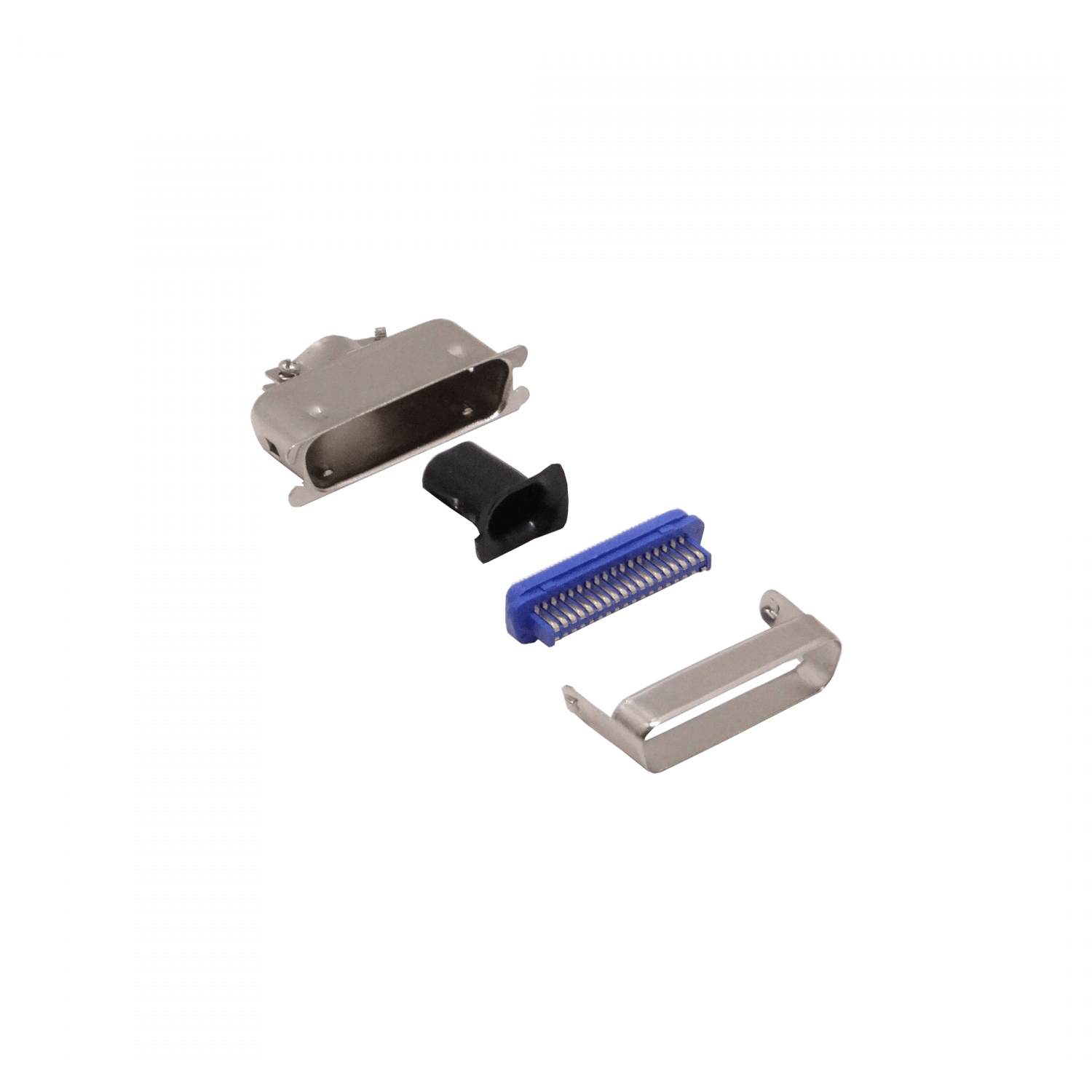 Conector 36-pin Macho Soldable Centronics CEN36 c/Tapa-Metalica 3