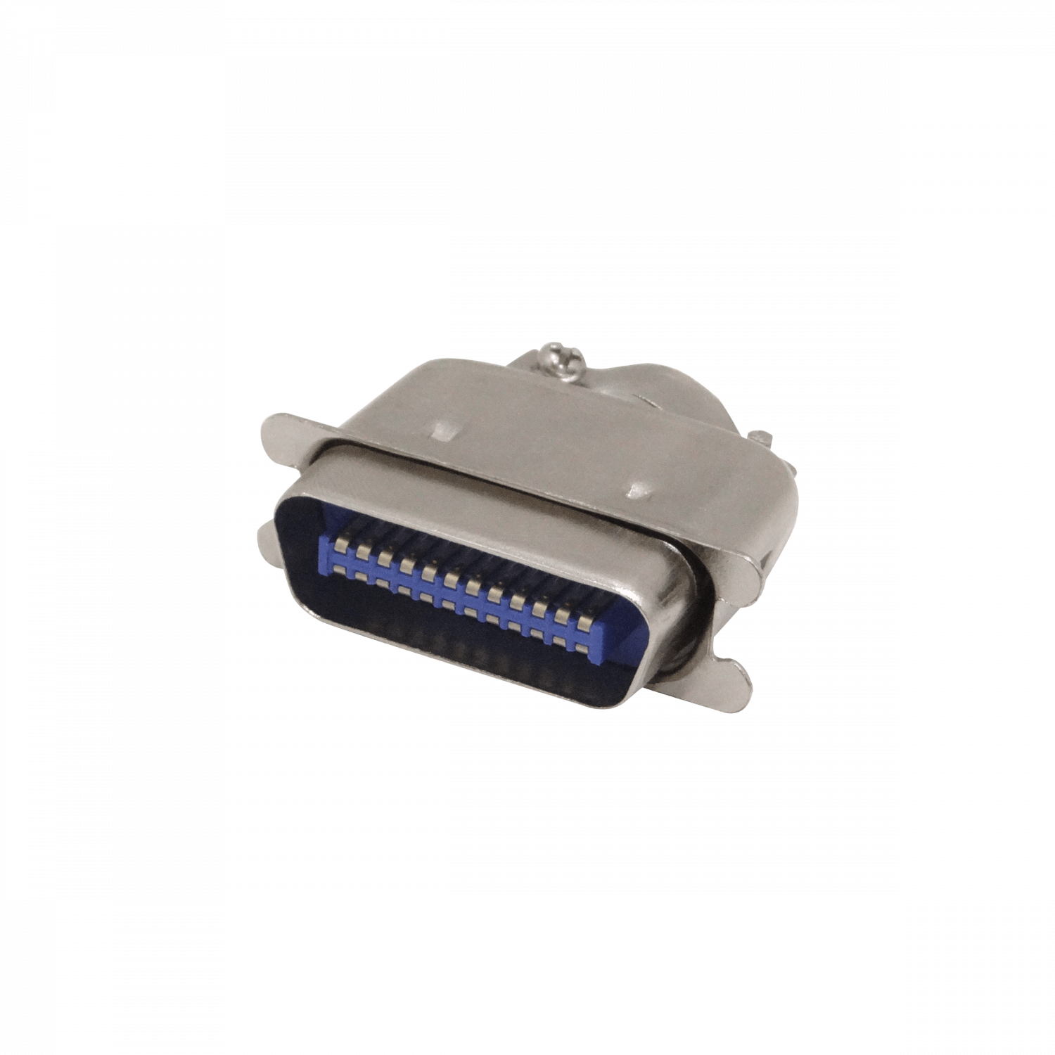 Conector Centronics CEN24-M Macho 24 Pines, Soldable, con Tapa Metálica, Montaje Manual 2