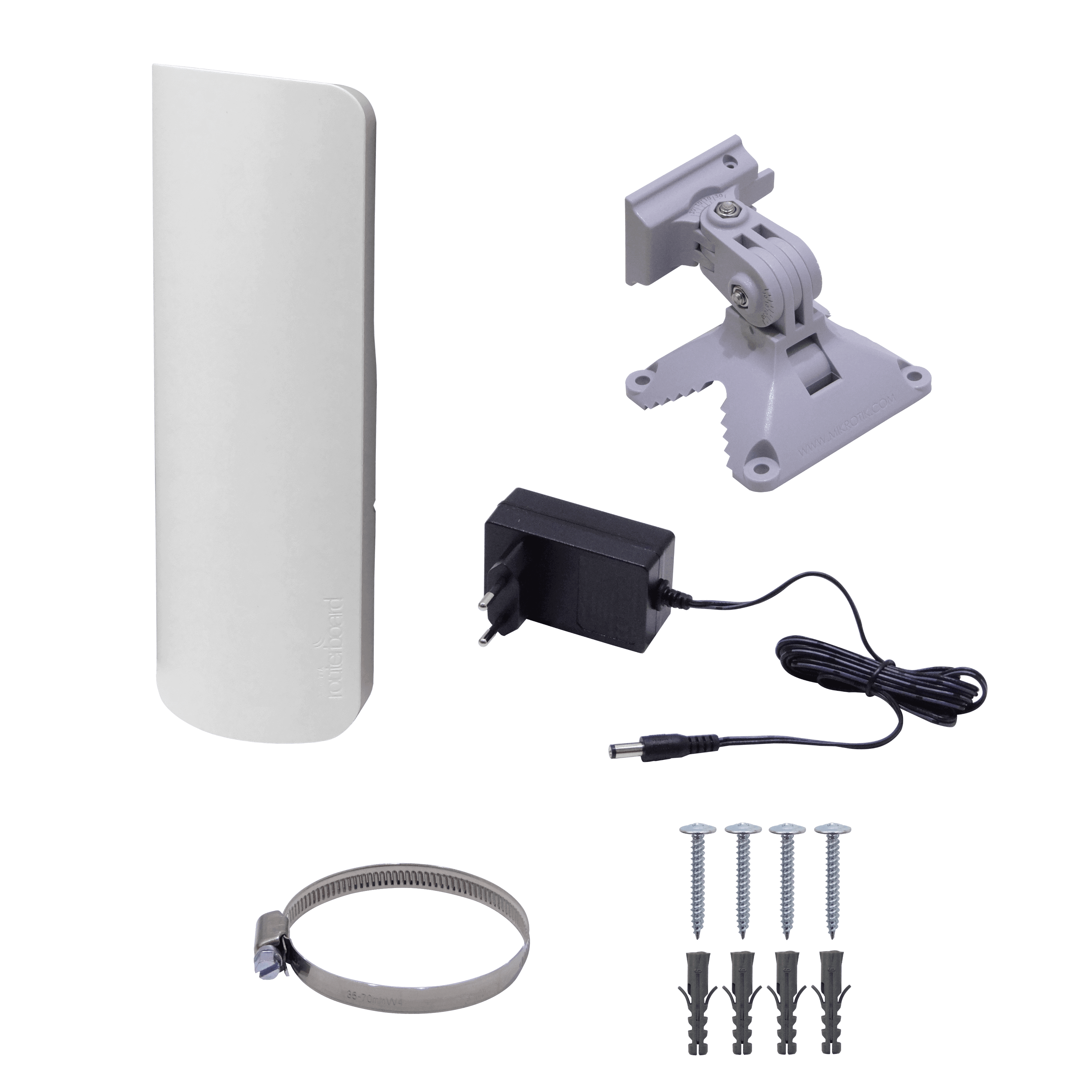 Antena MikroTik MANTBOX2-12S 12dBi 120° 2.4GHz 30dBm L4 con 24V RB911G-2HPnD 2