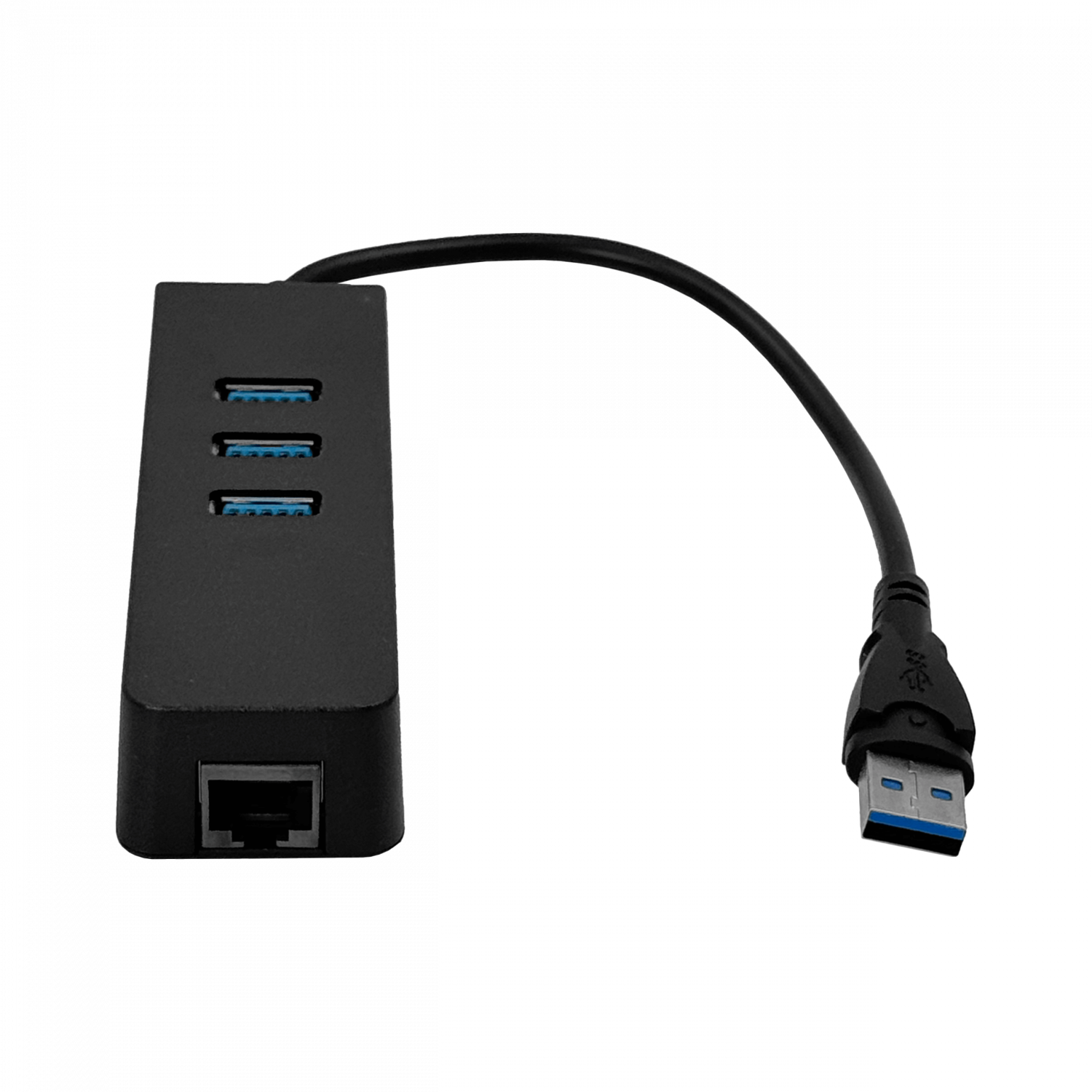 1-USB3.0-AM 1-LAN-RJ45-Ethernet 10/100mbps Hub-3p Win Mac Linux 4