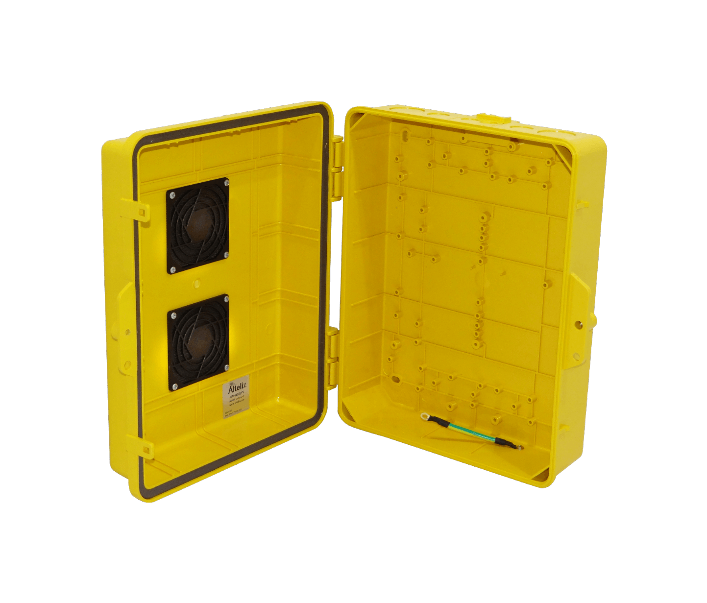 Caja Exterior Ventilada ALTELIX NP141105YV Amarilla 355x280x127mm IP55 NEMA3 PC+ABS 2