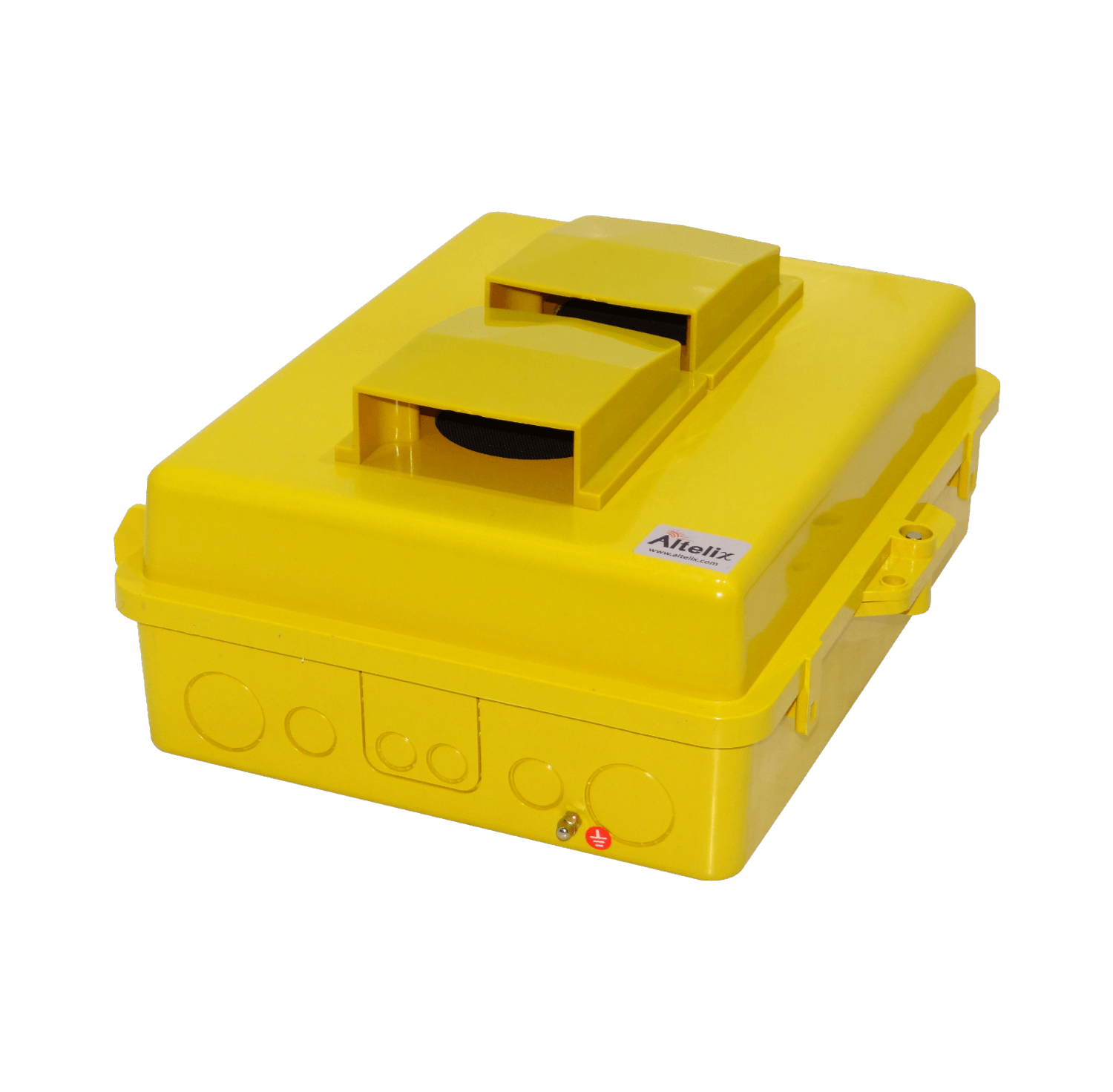 Caja Exterior Ventilada ALTELIX NP141105YV Amarilla 355x280x127mm IP55 NEMA3 PC+ABS 3
