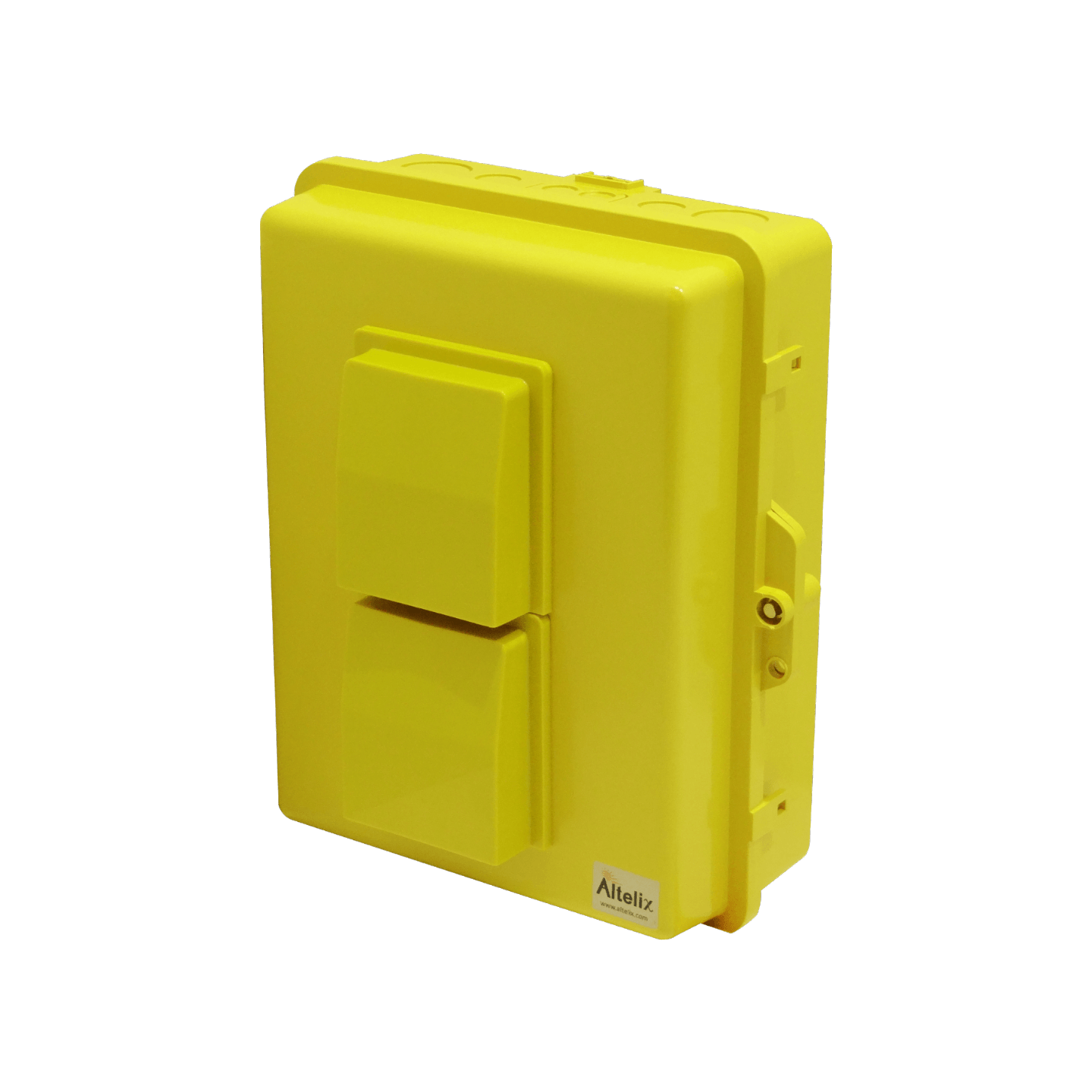 Caja Exterior Ventilada ALTELIX NP141105YV Amarilla 355x280x127mm IP55 NEMA3 PC+ABS 5