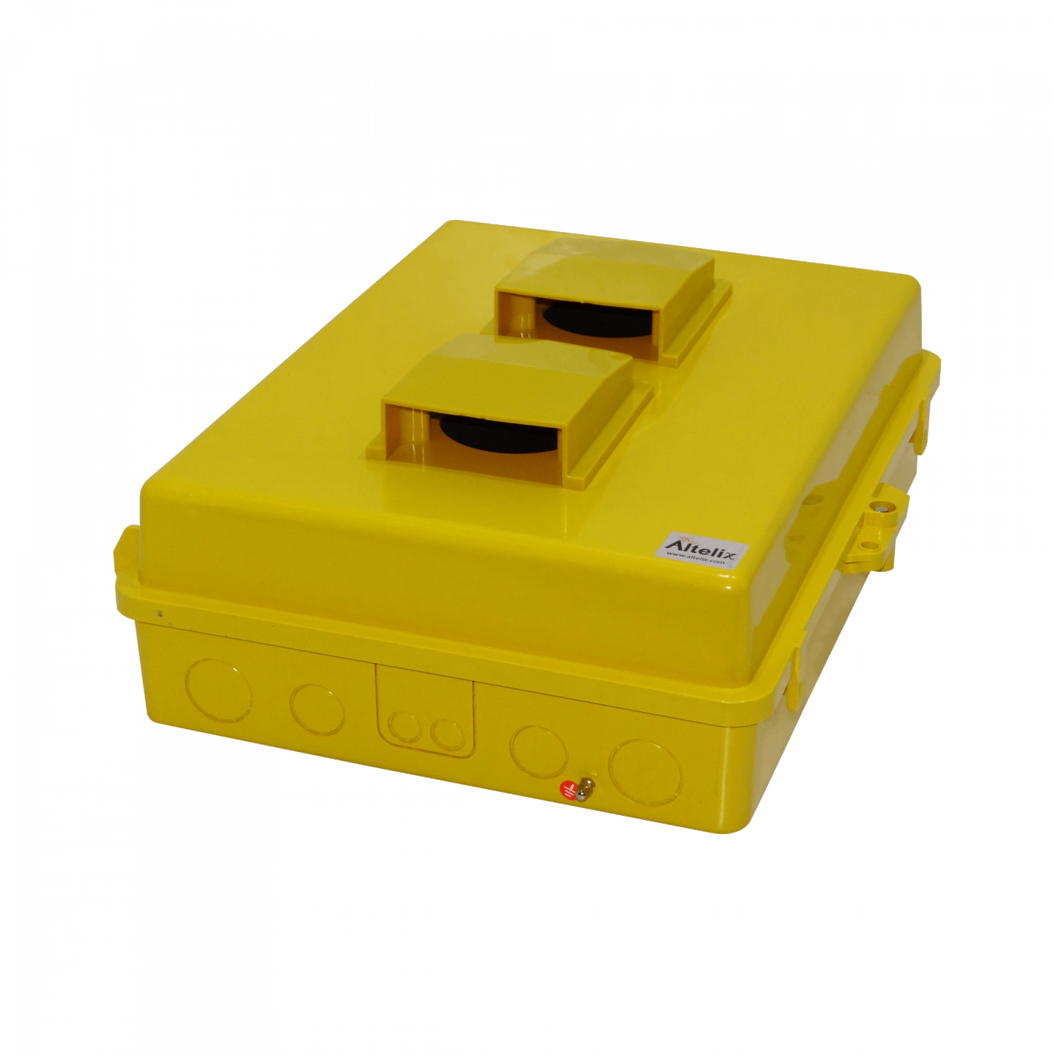 Caja Exterior Ventilada ALTELIX NP171406YV Amarilla 432x355x152mm IP55 NEMA3 PC+ABS 5