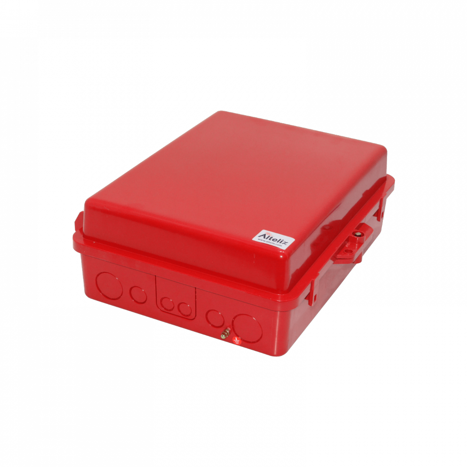 Caja Exterior ALTELIX NP141105R Roja 355x280x127mm IP55 NEMA3 PC+ABS 2
