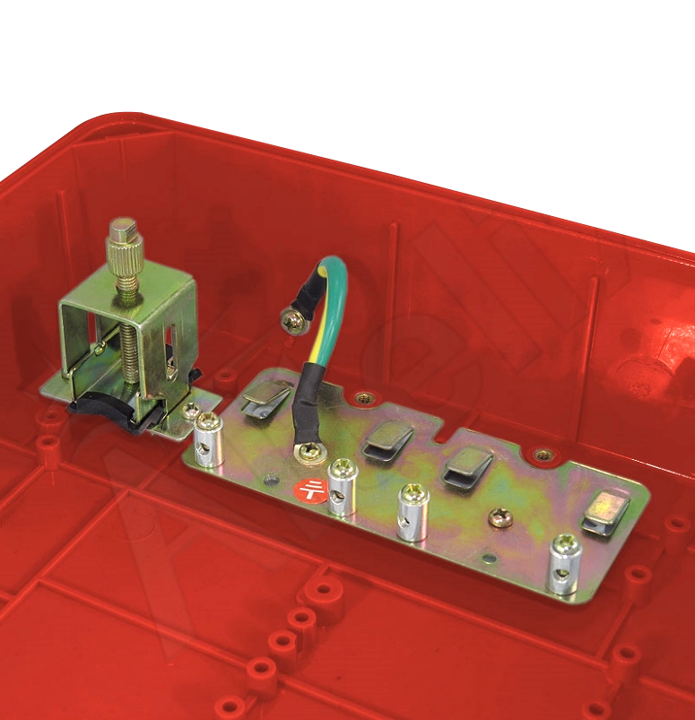 Caja Exterior ALTELIX NP141105R Roja 355x280x127mm IP55 NEMA3 PC+ABS 7