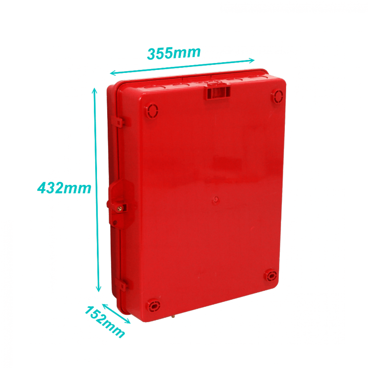 Caja Exterior Ventilada ALTELIX NP171406RV Roja 432x355x152mm IP55 NEMA3 PC+ABS 2