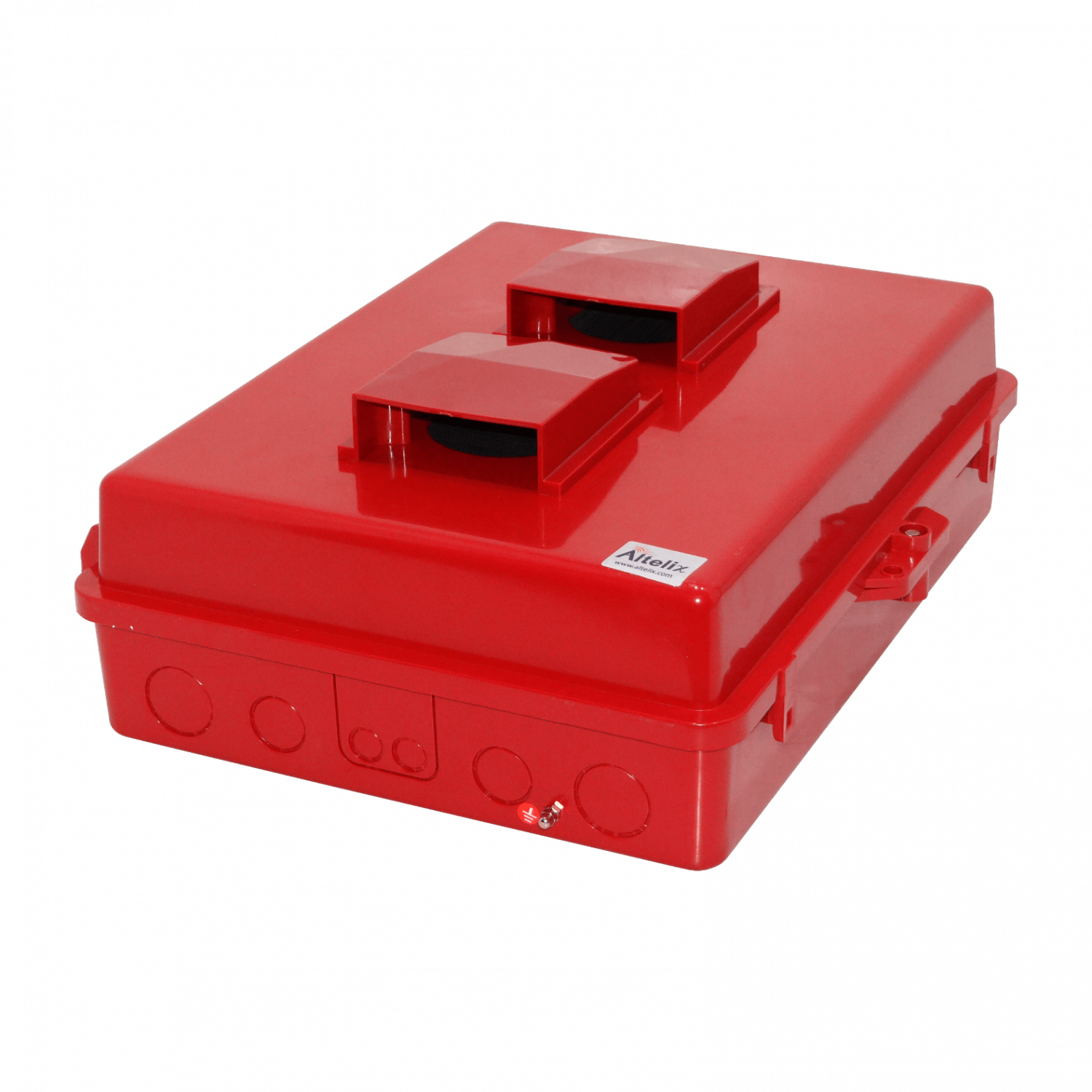 Caja Exterior Ventilada ALTELIX NP171406RV Roja 432x355x152mm IP55 NEMA3 PC+ABS 5